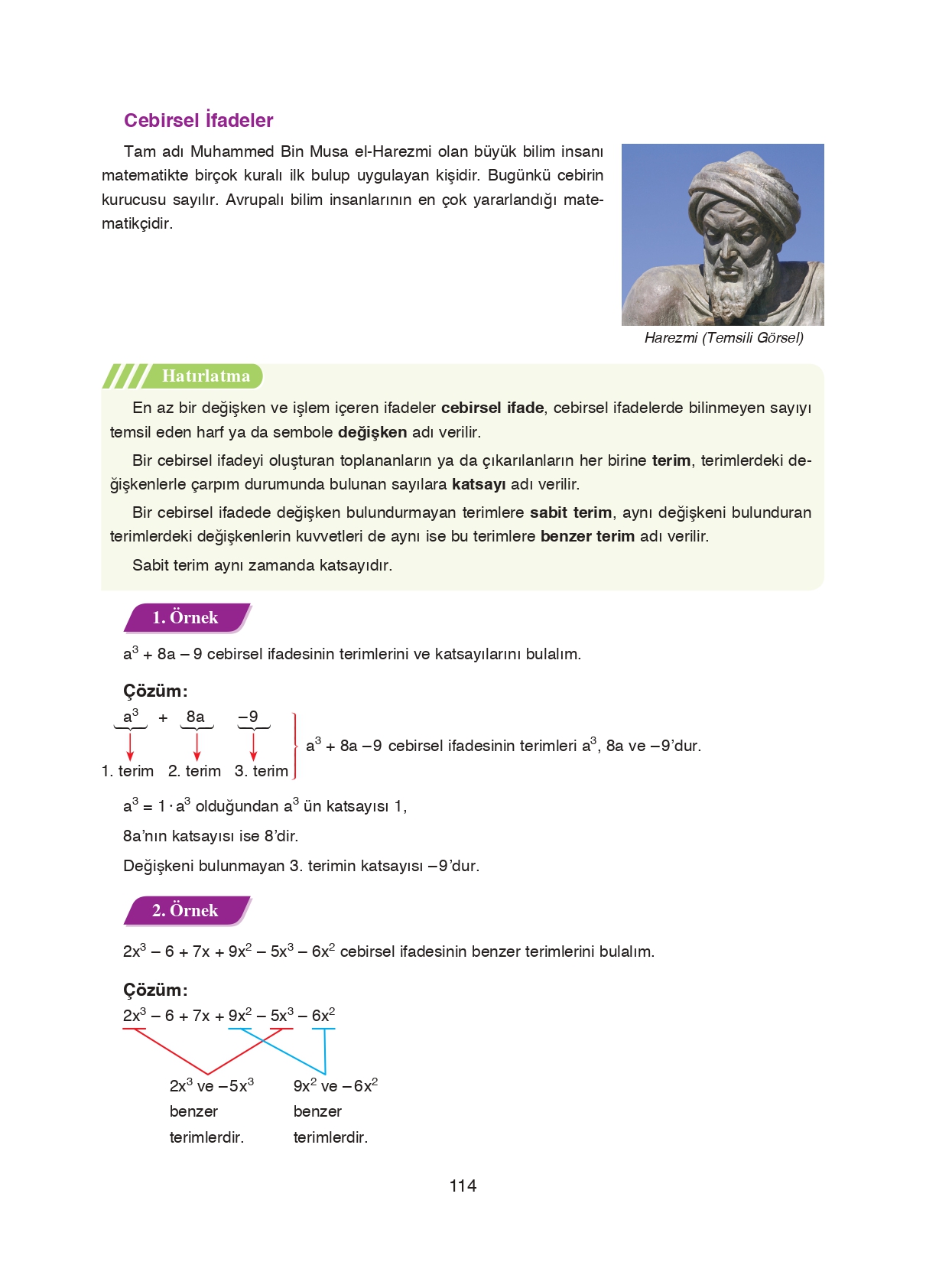 8. Sınıf Ada Matbaacılık Yayıncılık Matematik Ders Kitabı Sayfa 114 Cevapları 8. Sınıf Ada Matbaacılık Yayıncılık Matematik Ders Kitabı Sayfa 114 Cevapları