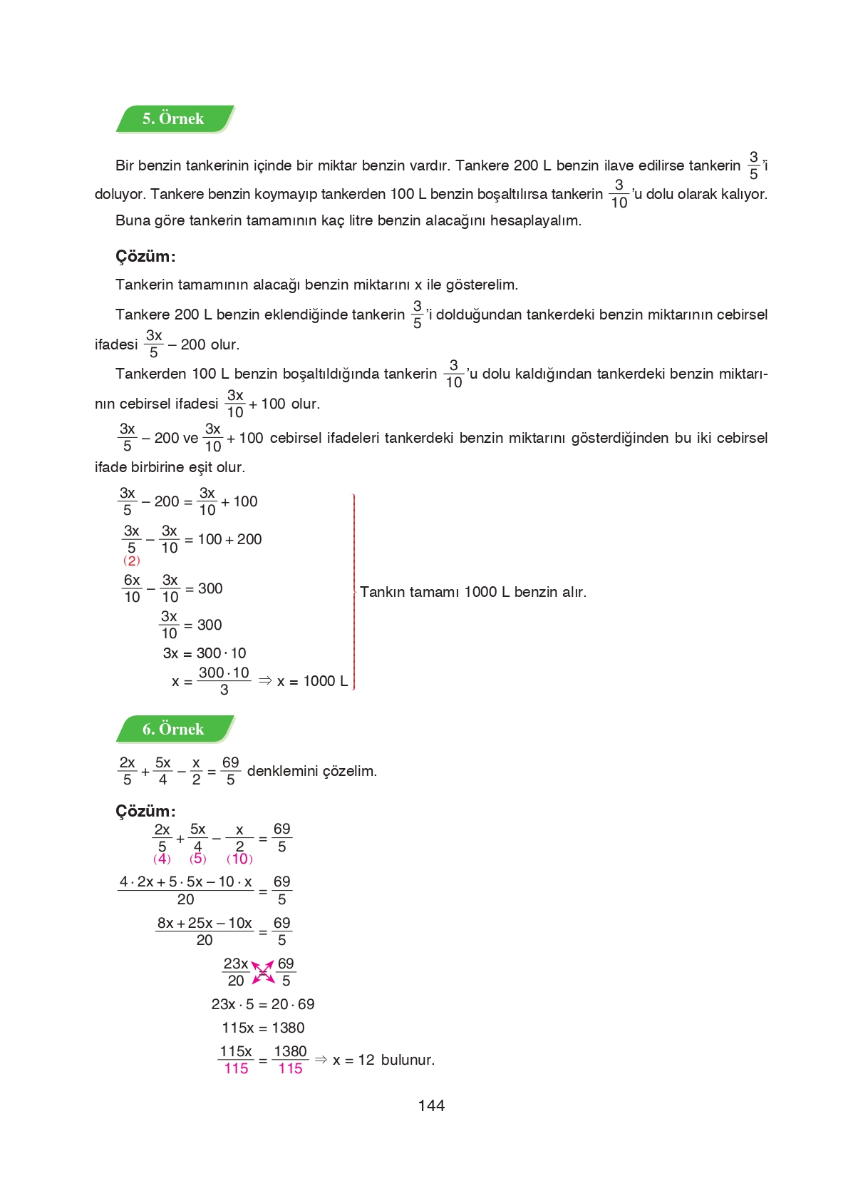 8. Sınıf Ada Matbaacılık Yayıncılık Matematik Ders Kitabı Sayfa 144 Cevapları 8. Sınıf Ada Matbaacılık Yayıncılık Matematik Ders Kitabı Sayfa 144 Cevapları