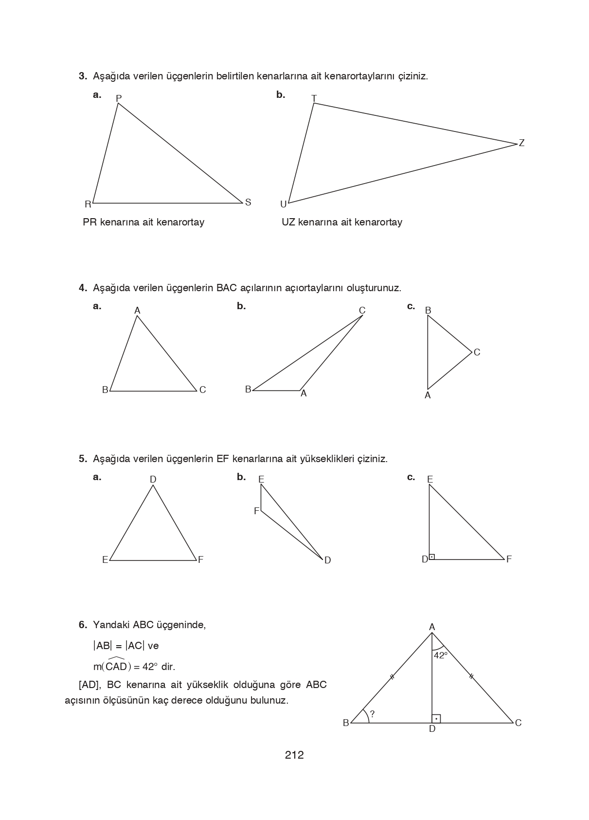 8. Sınıf Ada Matbaacılık Yayıncılık Matematik Ders Kitabı Sayfa 212 Cevapları 8. Sınıf Ada Matbaacılık Yayıncılık Matematik Ders Kitabı Sayfa 212 Cevapları