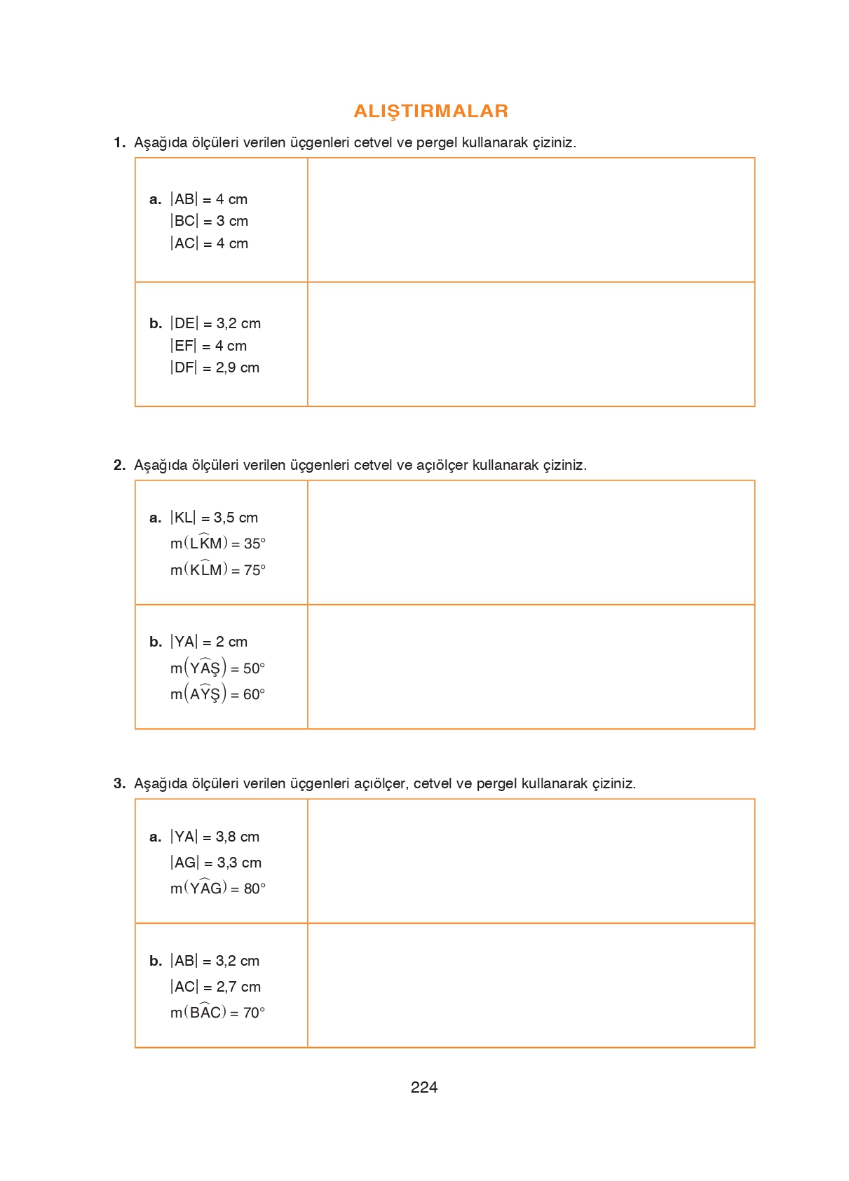 8. Sınıf Ada Matbaacılık Yayıncılık Matematik Ders Kitabı Sayfa 224 Cevapları 8. Sınıf Ada Matbaacılık Yayıncılık Matematik Ders Kitabı Sayfa 224 Cevapları