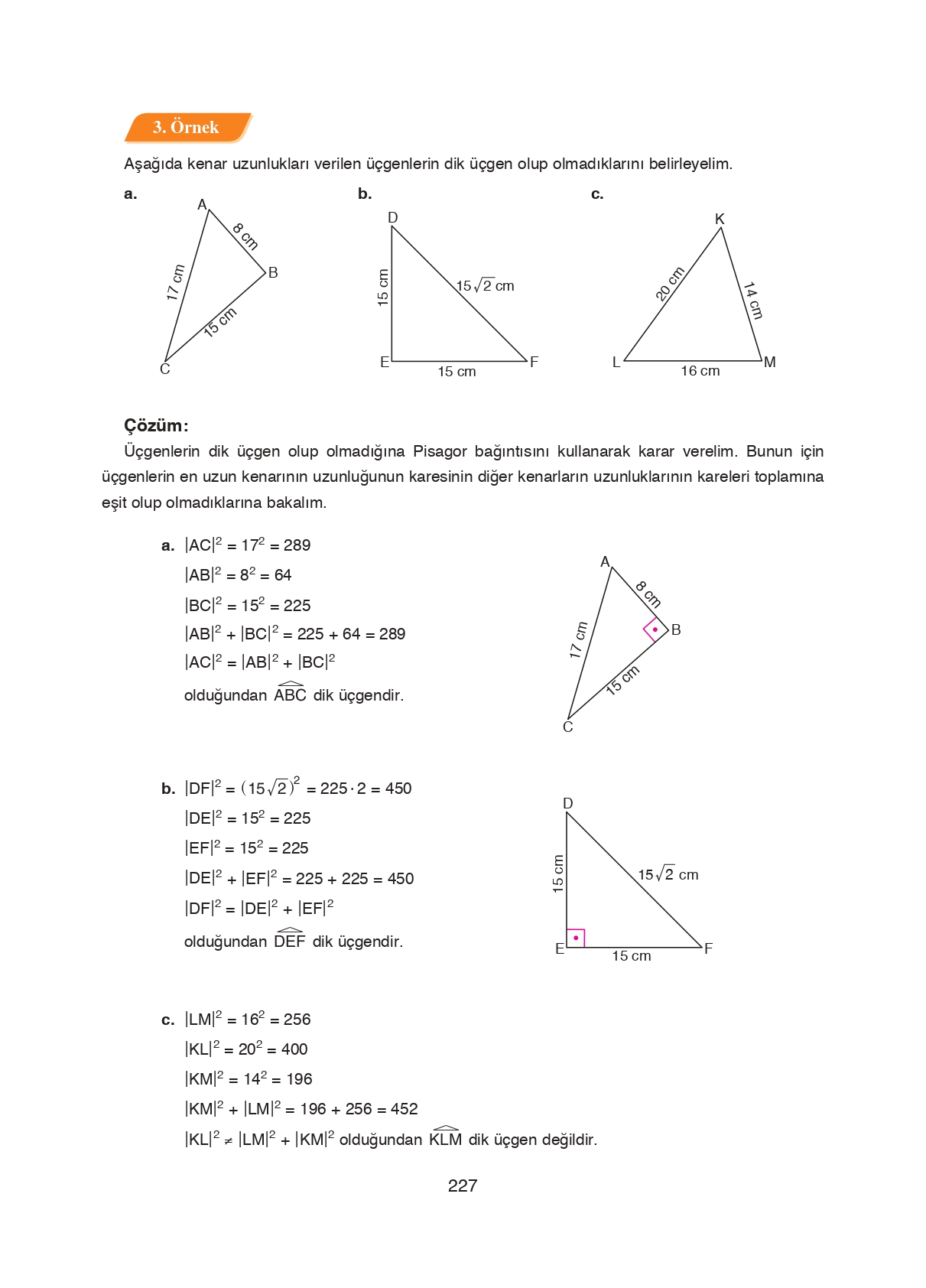 8. Sınıf Ada Matbaacılık Yayıncılık Matematik Ders Kitabı Sayfa 227 Cevapları 8. Sınıf Ada Matbaacılık Yayıncılık Matematik Ders Kitabı Sayfa 227 Cevapları