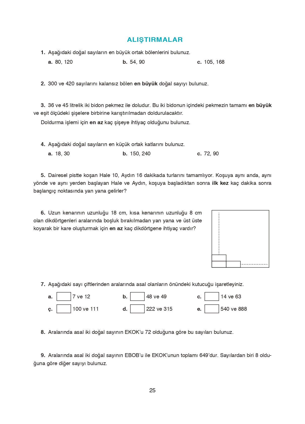 8. Sınıf Ada Matbaacılık Yayıncılık Matematik Ders Kitabı Sayfa 25 Cevapları 8. Sınıf Ada Matbaacılık Yayıncılık Matematik Ders Kitabı Sayfa 25 Cevapları