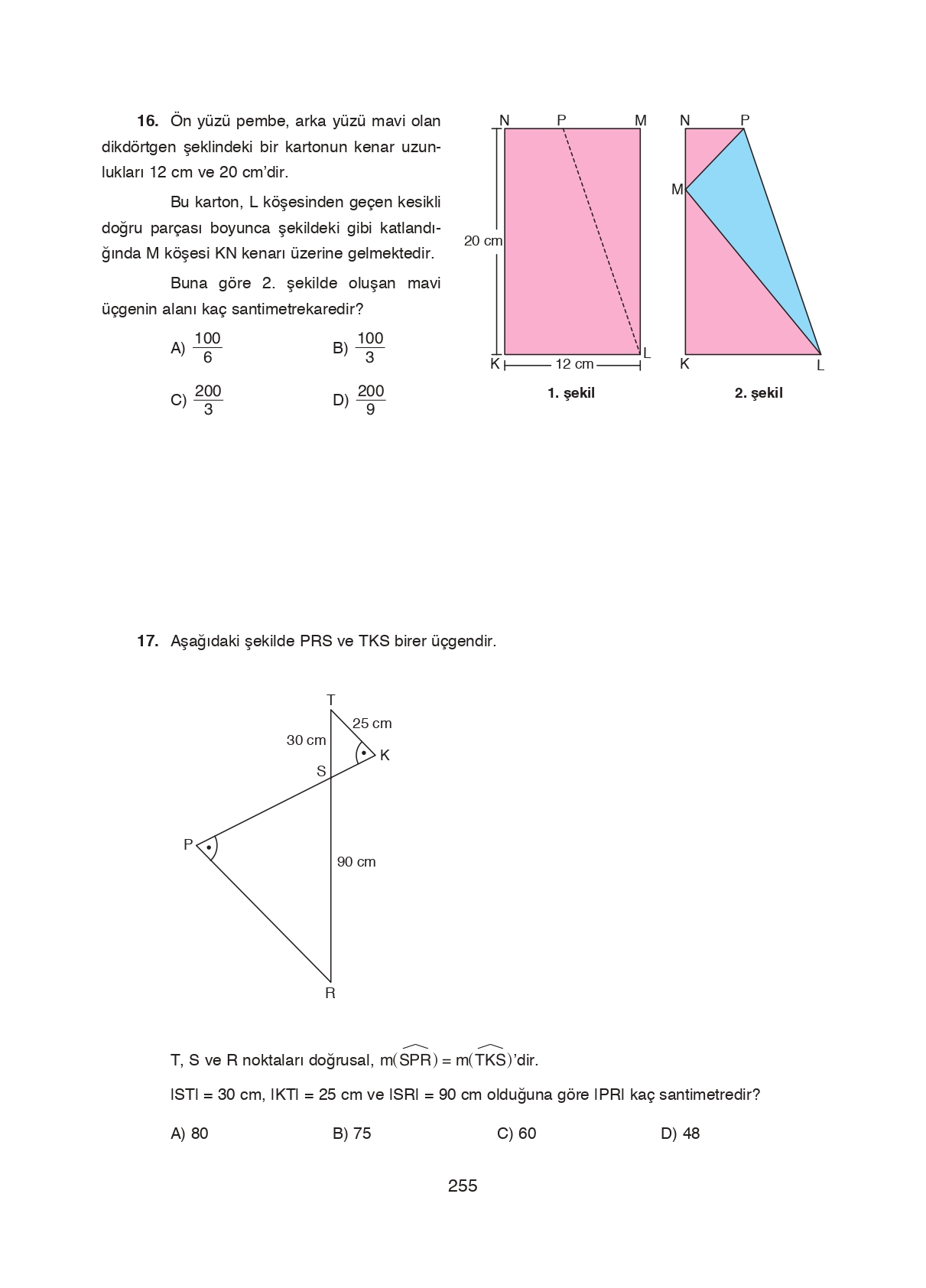 8. Sınıf Ada Matbaacılık Yayıncılık Matematik Ders Kitabı Sayfa 255 Cevapları 8. Sınıf Ada Matbaacılık Yayıncılık Matematik Ders Kitabı Sayfa 255 Cevapları