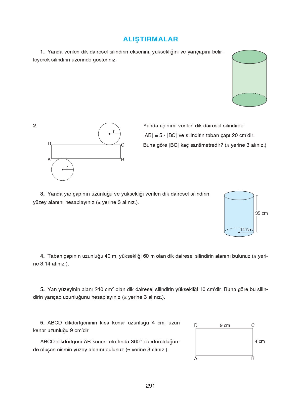 8. Sınıf Ada Matbaacılık Yayıncılık Matematik Ders Kitabı Sayfa 291 Cevapları 8. Sınıf Ada Matbaacılık Yayıncılık Matematik Ders Kitabı Sayfa 291 Cevapları