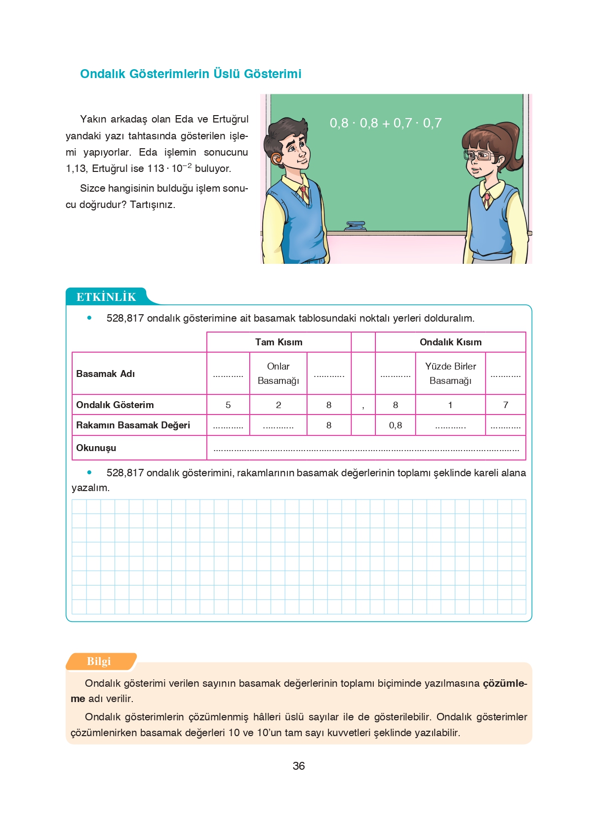 8. Sınıf Ada Matbaacılık Yayıncılık Matematik Ders Kitabı Sayfa 36 Cevapları 8. Sınıf Ada Matbaacılık Yayıncılık Matematik Ders Kitabı Sayfa 36 Cevapları