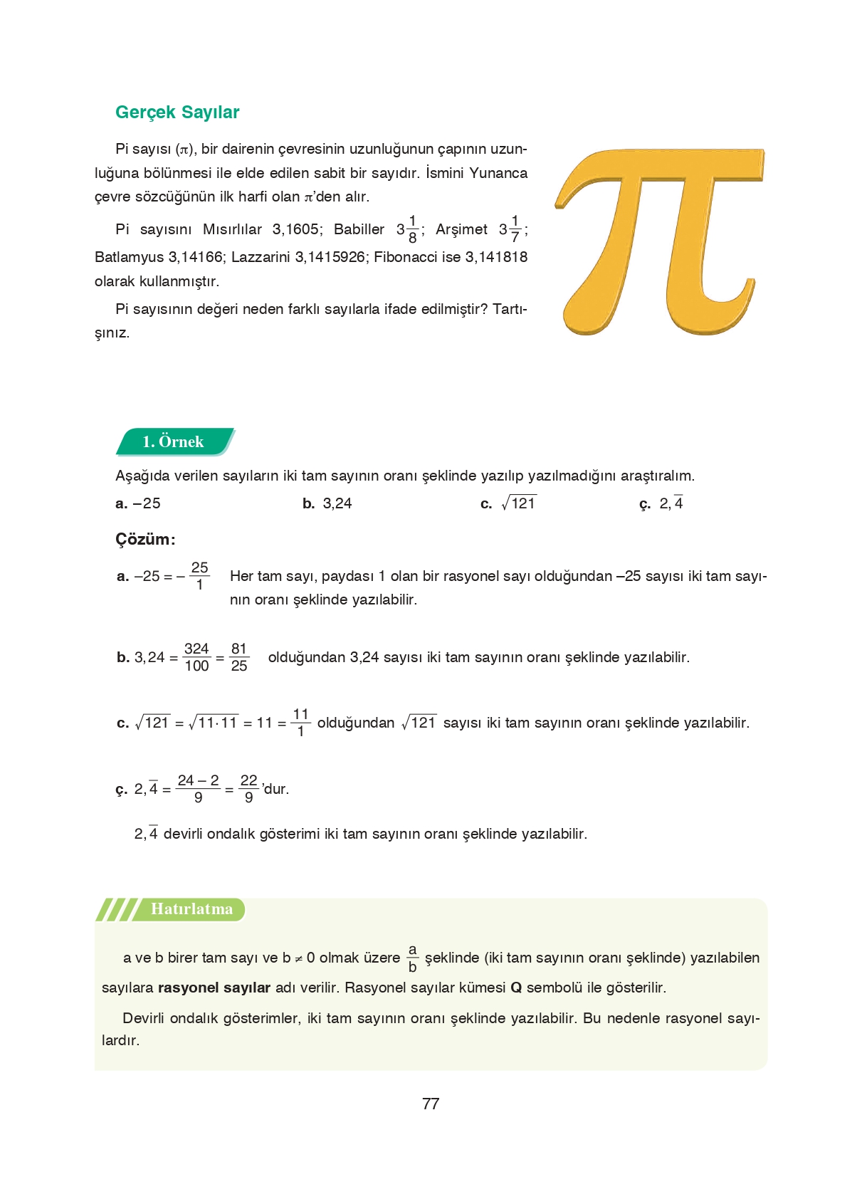 8. Sınıf Ada Matbaacılık Yayıncılık Matematik Ders Kitabı Sayfa 77 Cevapları 8. Sınıf Ada Matbaacılık Yayıncılık Matematik Ders Kitabı Sayfa 77 Cevapları