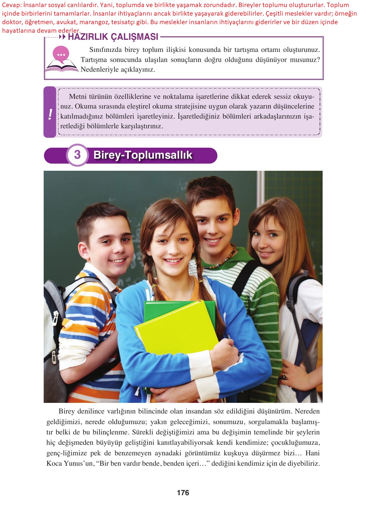 8. Sınıf Hecce Yayıncılık Türkçe Ders Kitabı Sayfa 176 Cevapları 8. Sınıf Hecce Yayıncılık Türkçe Ders Kitabı Sayfa 176 Cevapları