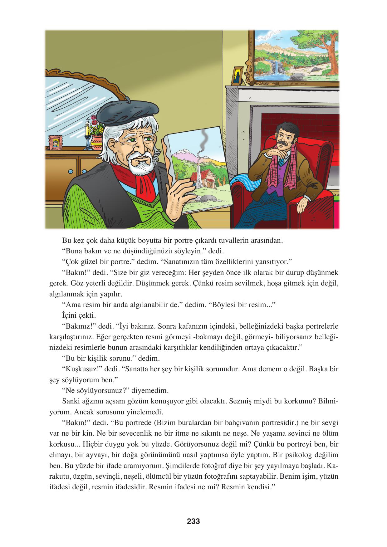 8. Sınıf Hecce Yayıncılık Türkçe Ders Kitabı Sayfa 233 Cevapları