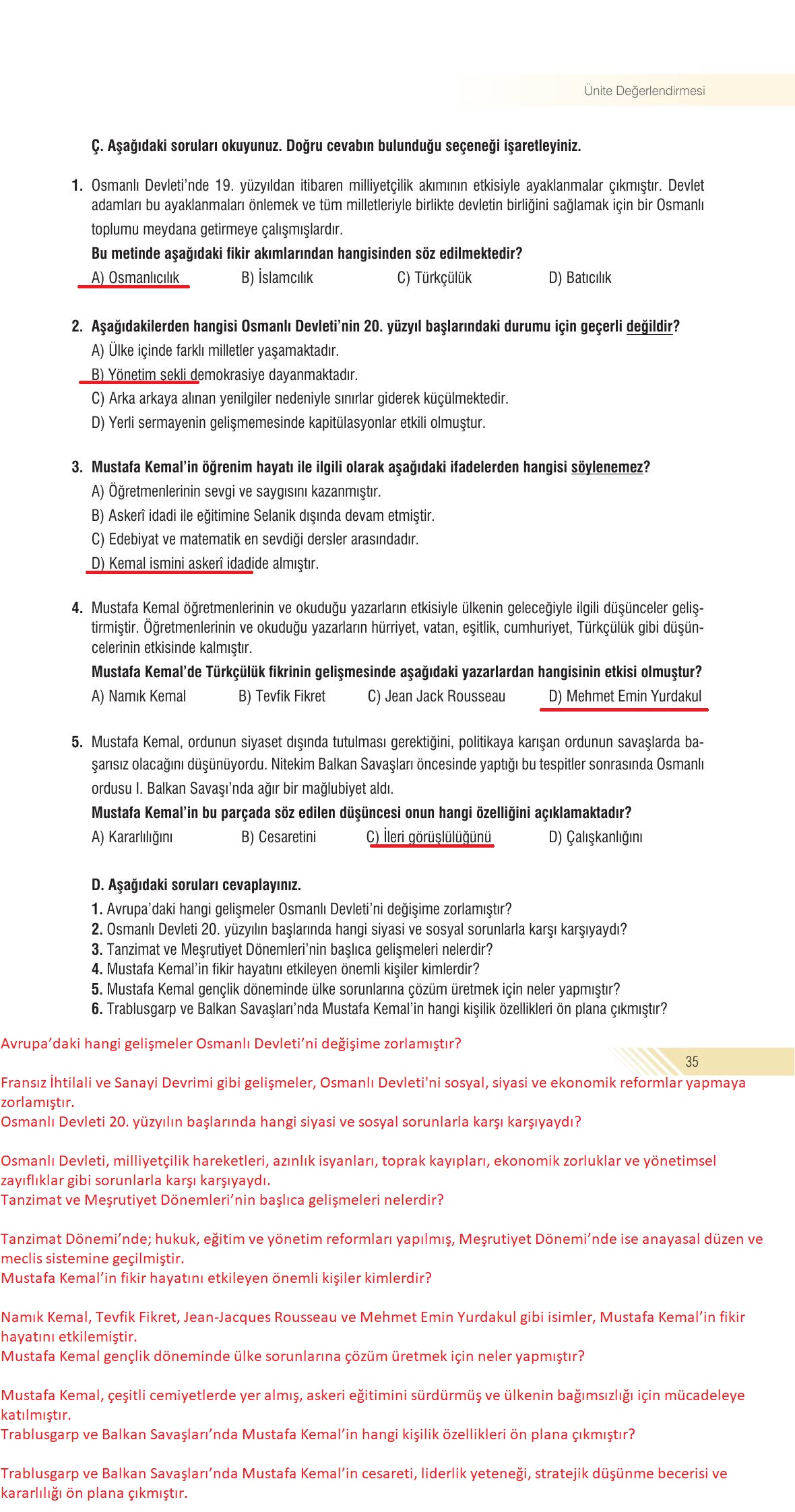 8. Sınıf Semih Ofset Sek Yayınları İnkılap Ders Kitabı Sayfa 35 Cevapları 8. Sınıf Semih Ofset Sek Yayınları İnkılap Ders Kitabı Sayfa 35 Cevapları
