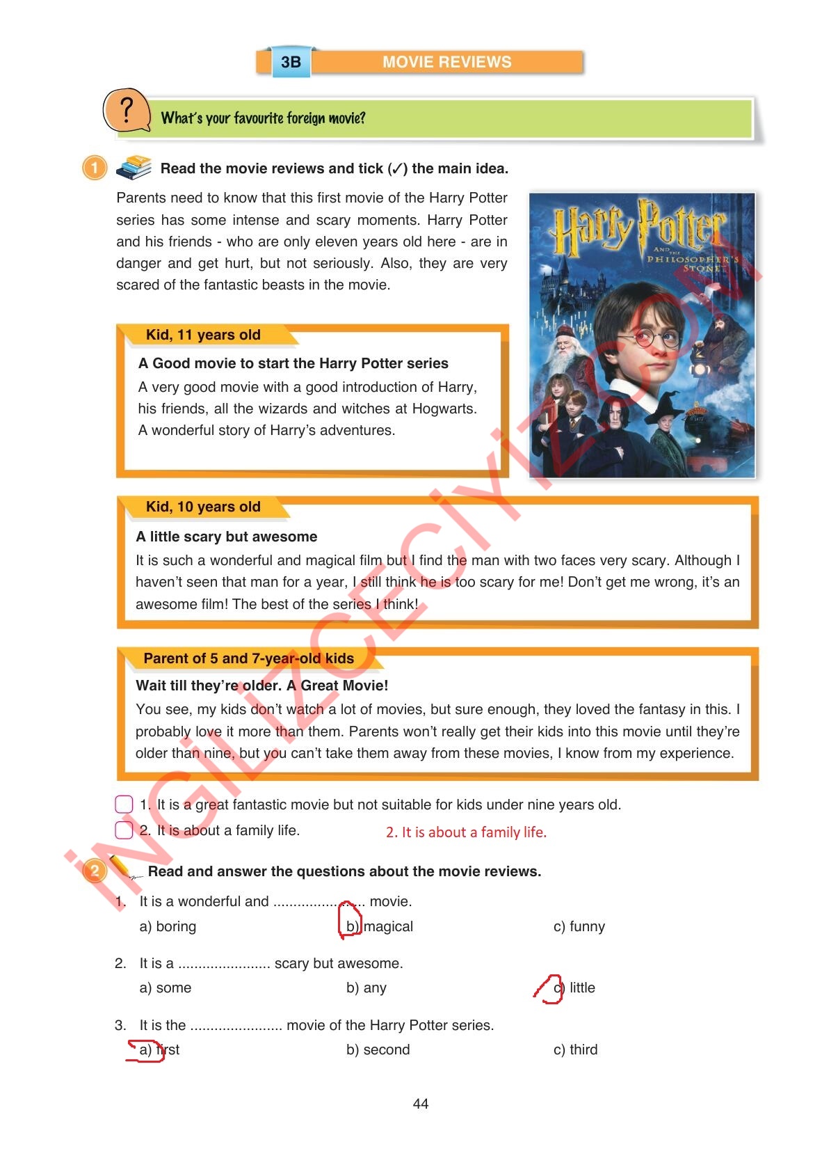 9. Sınıf Erkad Yayınları İngilizce Ders Kitabı Sayfa 44 Cevapları 9. Sınıf Erkad Yayınları İngilizce Ders Kitabı Sayfa 44 Cevapları