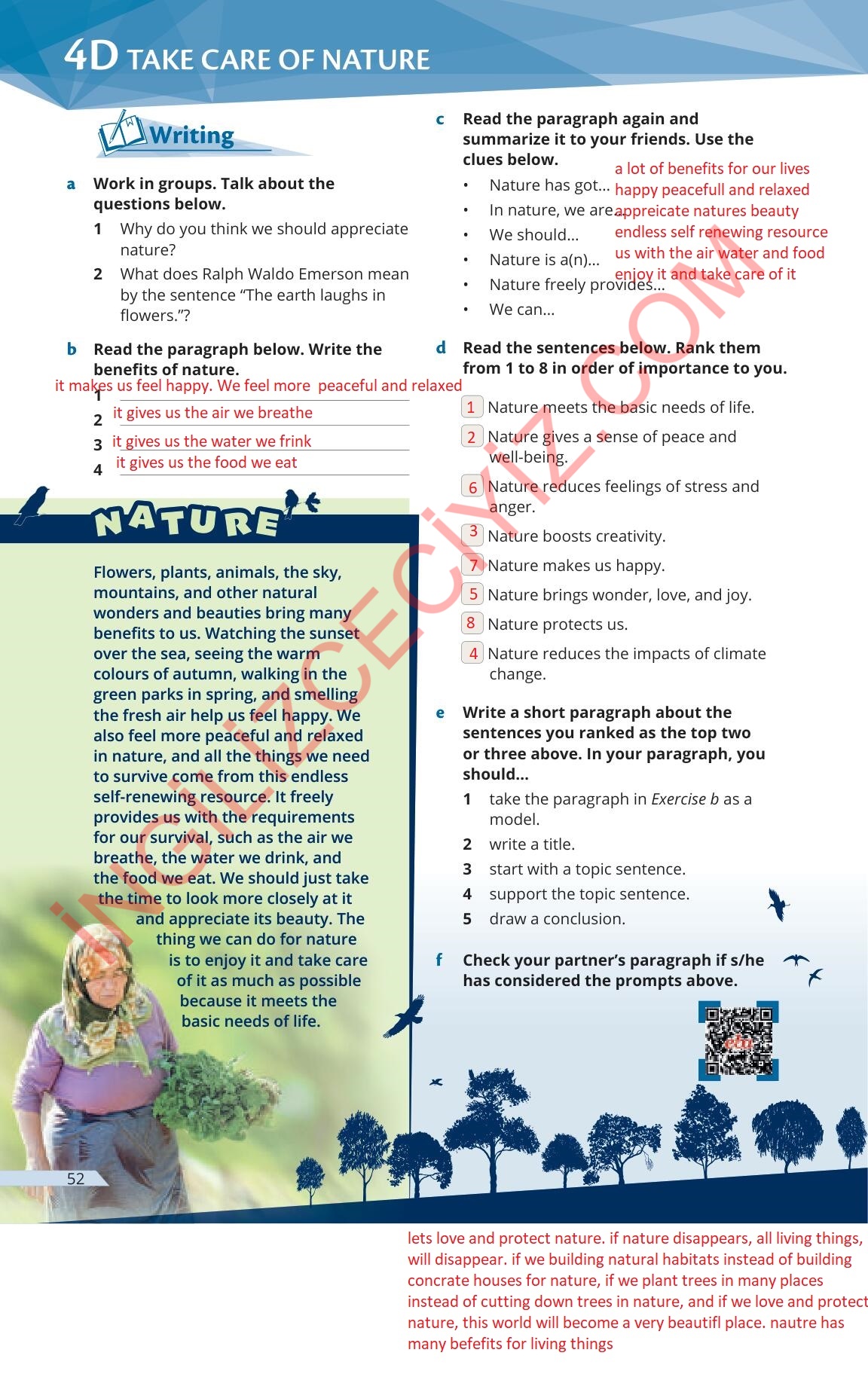 9. Sınıf Uplift Meb Yayınları İngilizce Ders Kitabı Sayfa 52 Cevapları 9. Sınıf Uplift Meb Yayınları İngilizce Ders Kitabı Sayfa 52 Cevapları