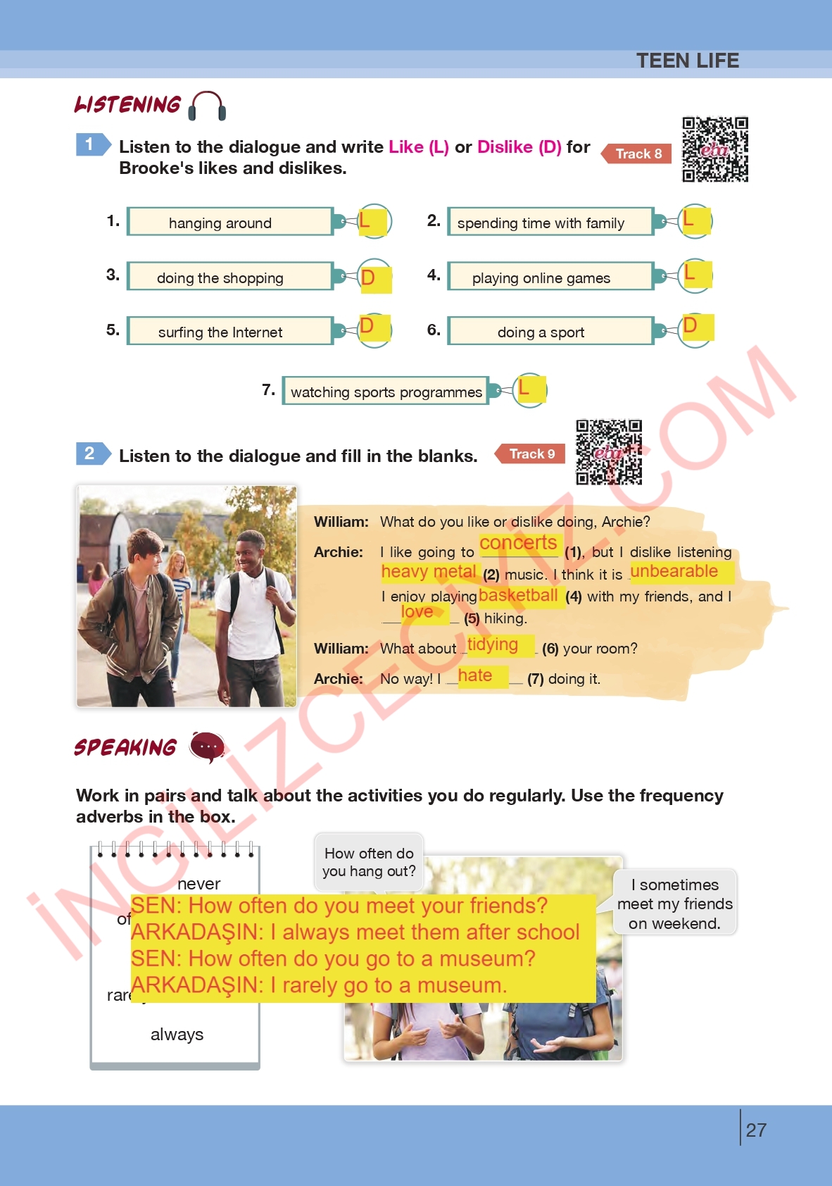 Sınıfın sessizliği