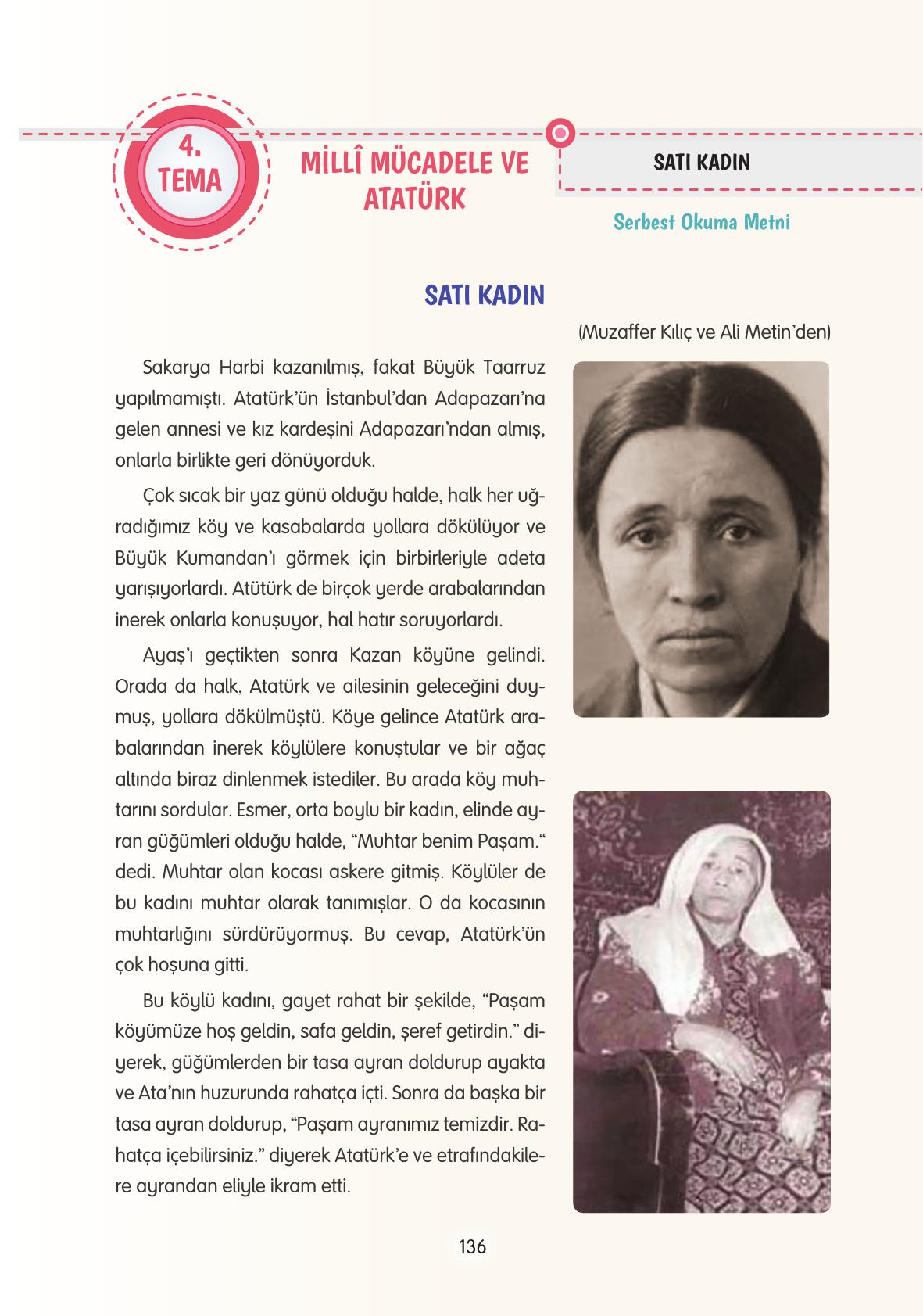 4. Sınıf Tuna Yayınları Türkçe Ders Kitabı Sayfa 136 Cevapları