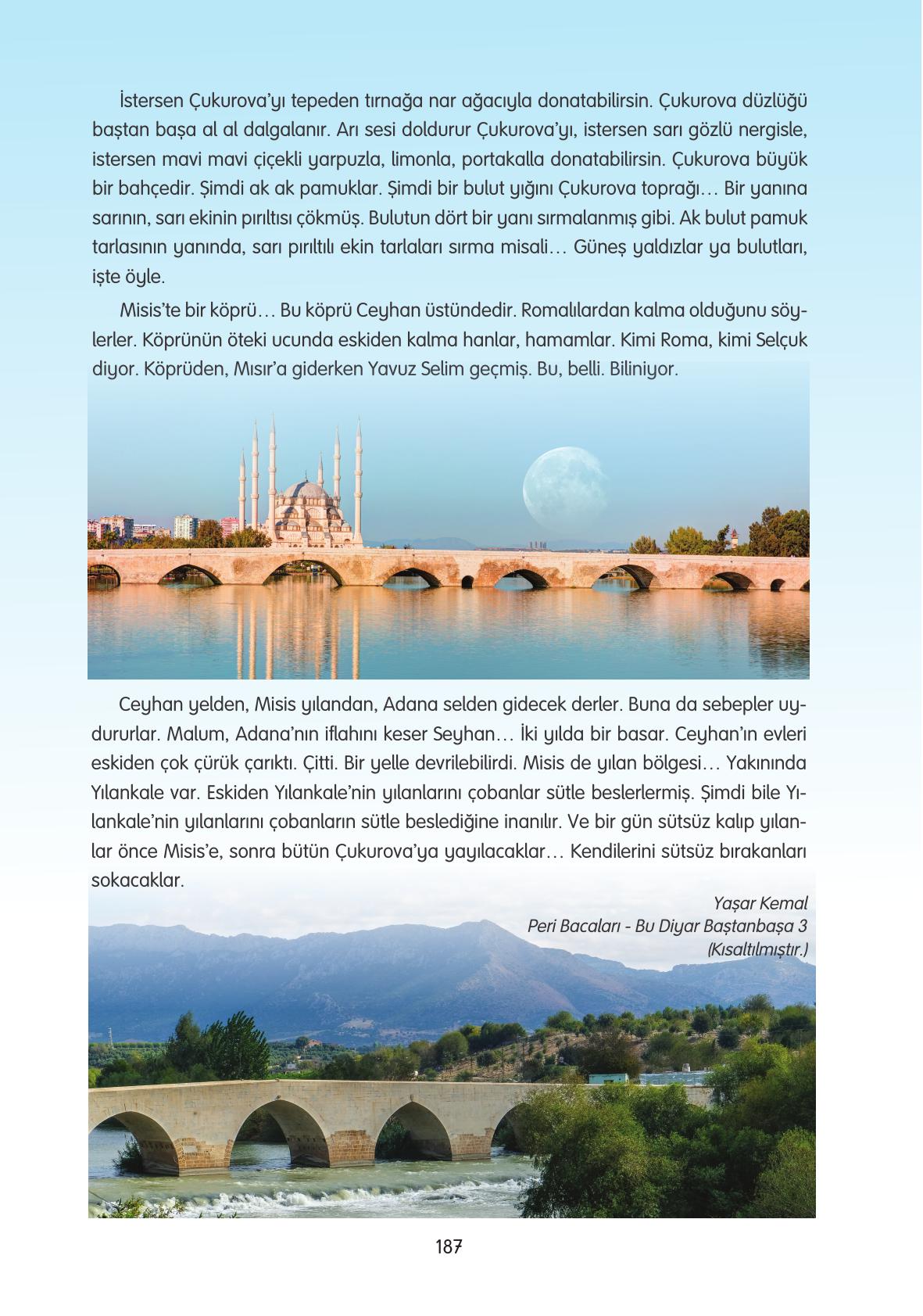 4. Sınıf Tuna Yayınları Türkçe Ders Kitabı Sayfa 187 Cevapları