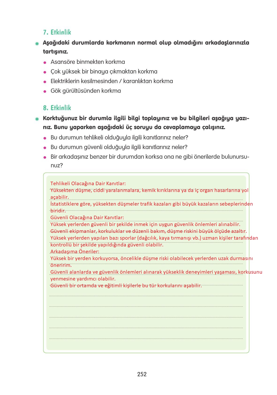 4. Sınıf Tuna Yayınları Türkçe Ders Kitabı Sayfa 252 Cevapları 4. Sınıf Tuna Yayınları Türkçe Ders Kitabı Sayfa 252 Cevapları