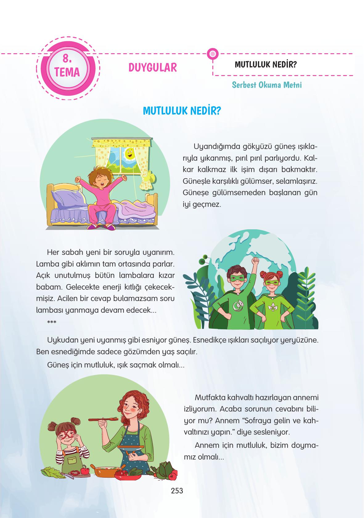 4. Sınıf Tuna Yayınları Türkçe Ders Kitabı Sayfa 253 Cevapları