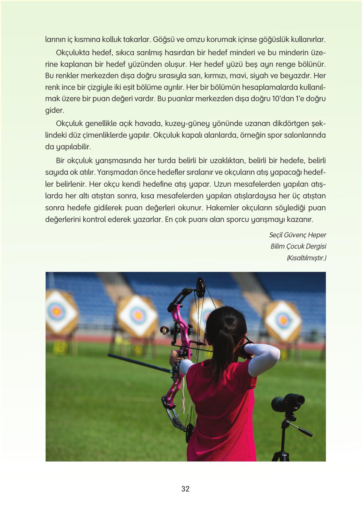 4. Sınıf Tuna Yayınları Türkçe Ders Kitabı Sayfa 32 Cevapları