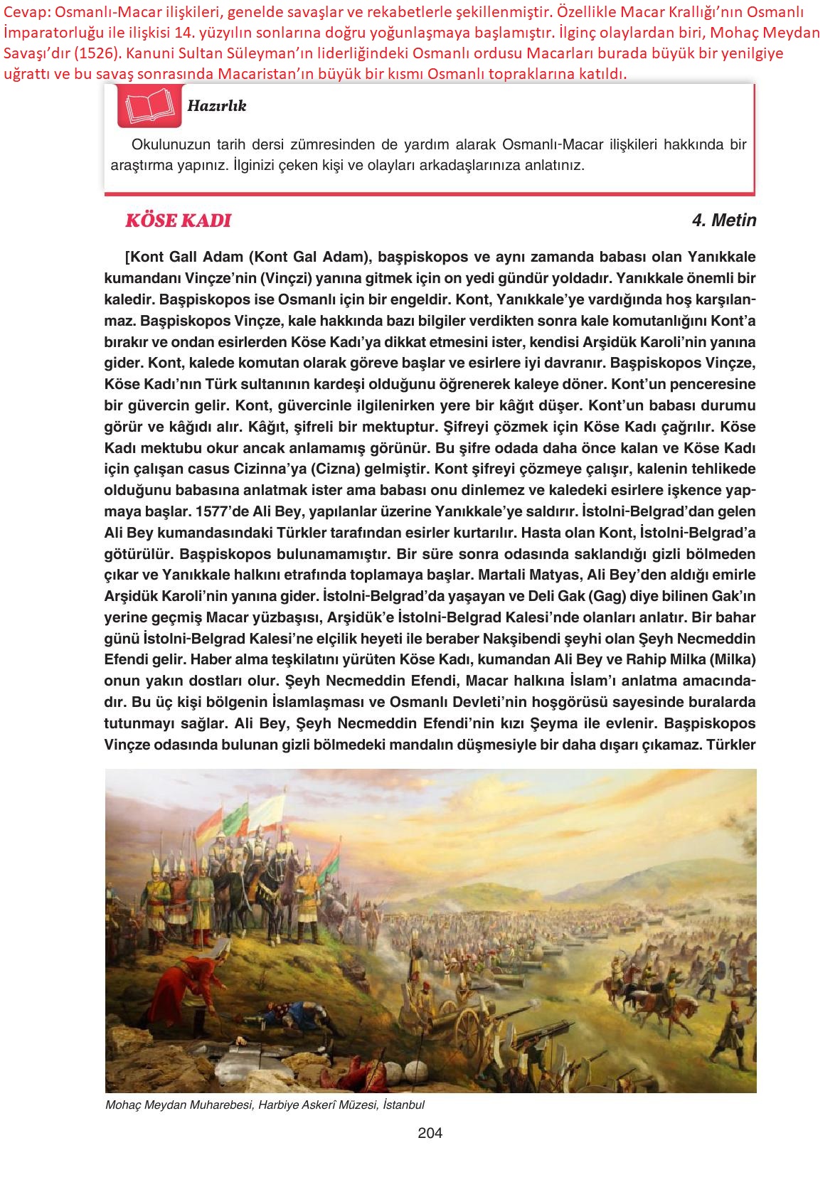 11. Sınıf Gizem Yayıncılık Edebiyat Ders Kitabı Sayfa 204 Cevapları 11. Sınıf Gizem Yayıncılık Edebiyat Ders Kitabı Sayfa 204 Cevapları