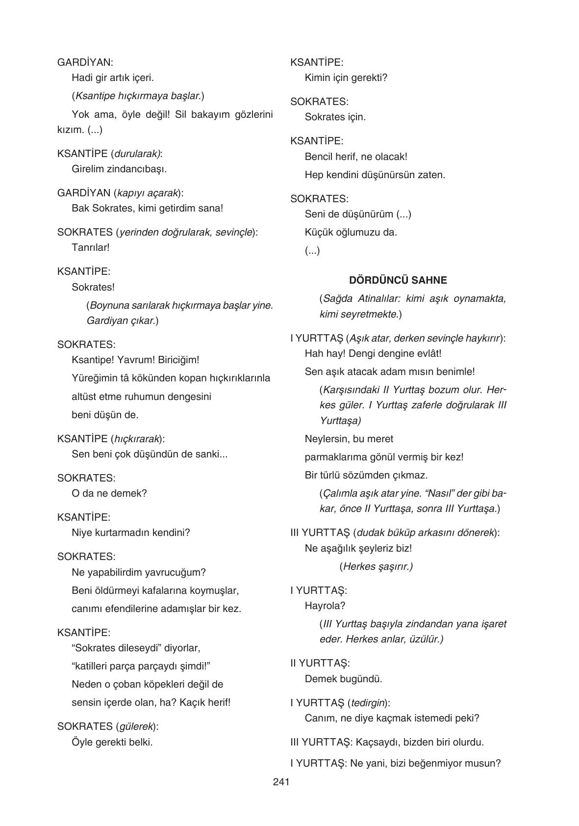 11. Sınıf Gizem Yayıncılık Edebiyat Ders Kitabı Sayfa 241 Cevapları