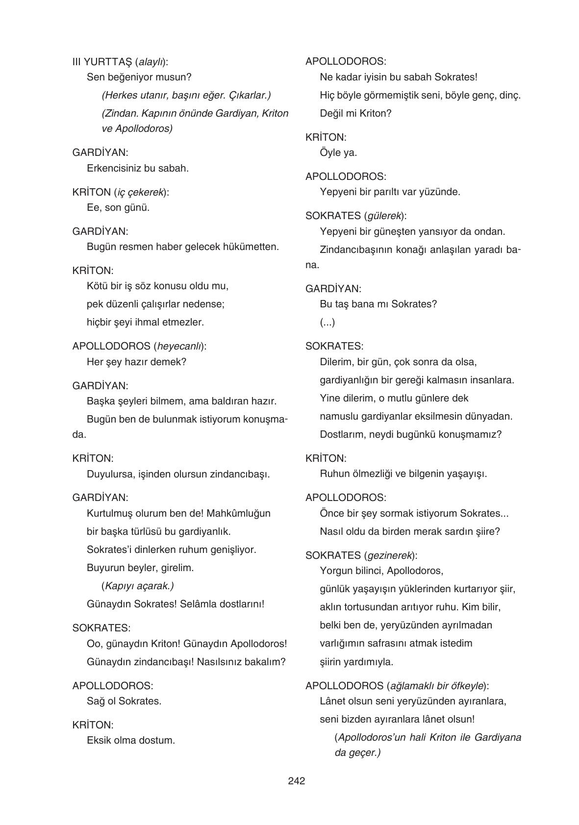 11. Sınıf Gizem Yayıncılık Edebiyat Ders Kitabı Sayfa 242 Cevapları