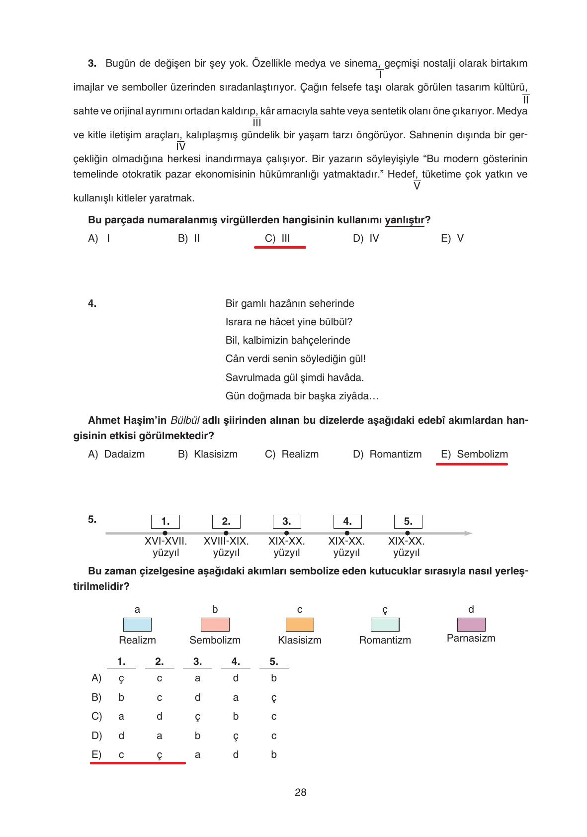 11. Sınıf Gizem Yayıncılık Edebiyat Ders Kitabı Sayfa 28 Cevapları 11. Sınıf Gizem Yayıncılık Edebiyat Ders Kitabı Sayfa 28 Cevapları