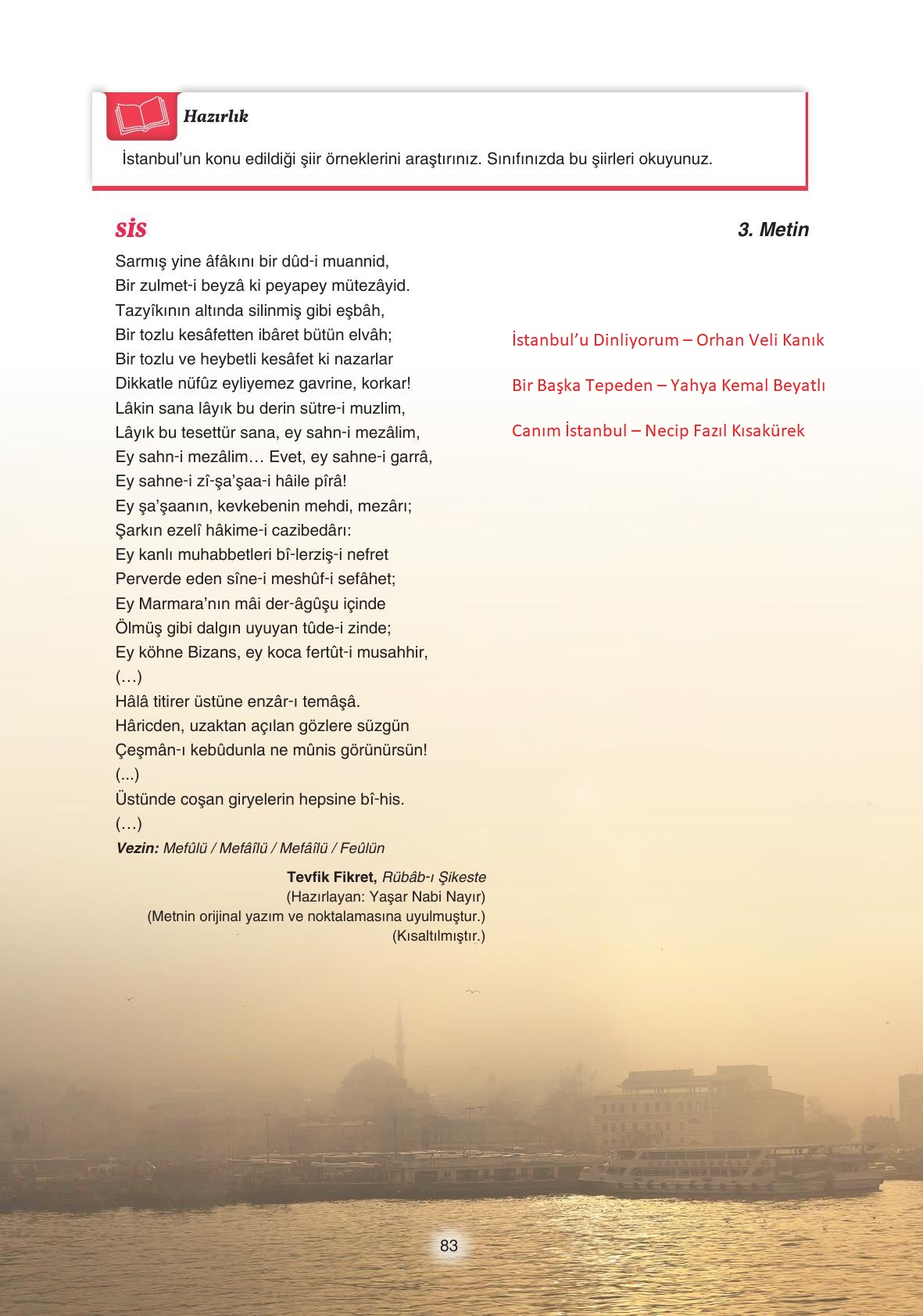 11. Sınıf Gizem Yayıncılık Edebiyat Ders Kitabı Sayfa 83 Cevapları