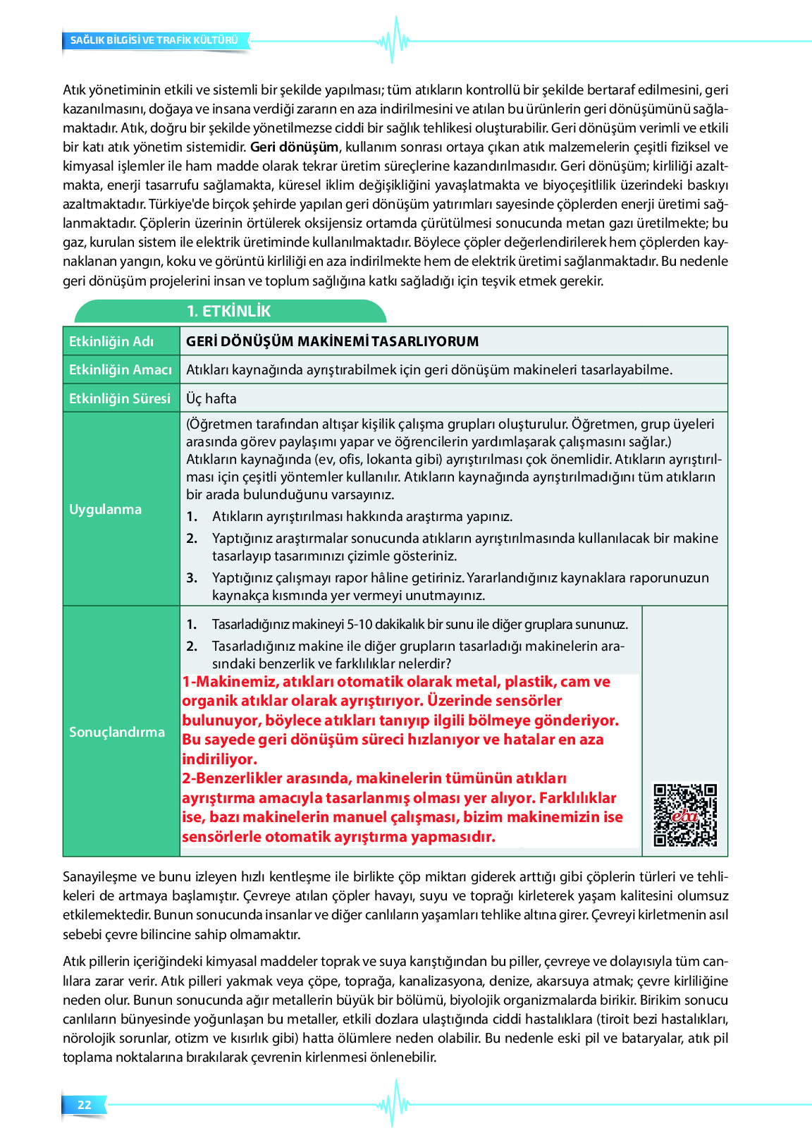 9. Sınıf Meb Yayınları Sağlık Bilgisi Ve Trafik Kültürü Ders Kitabı Sayfa 22 Cevapları 9. Sınıf Meb Yayınları Sağlık Bilgisi Ve Trafik Kültürü Ders Kitabı Sayfa 22 Cevapları