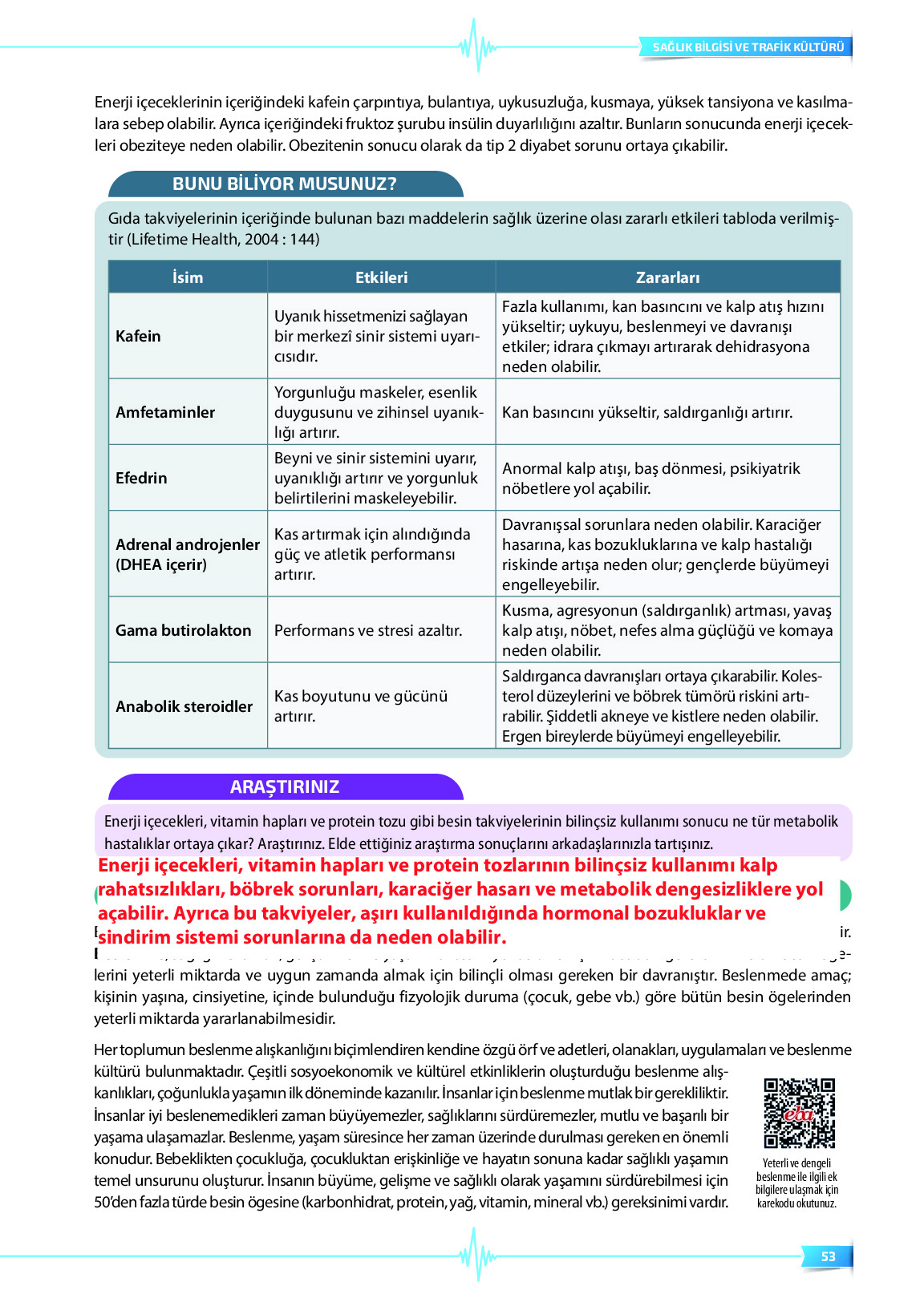 9. Sınıf Meb Yayınları Sağlık Bilgisi Ve Trafik Kültürü Ders Kitabı Sayfa 53 Cevapları 9. Sınıf Meb Yayınları Sağlık Bilgisi Ve Trafik Kültürü Ders Kitabı Sayfa 53 Cevapları