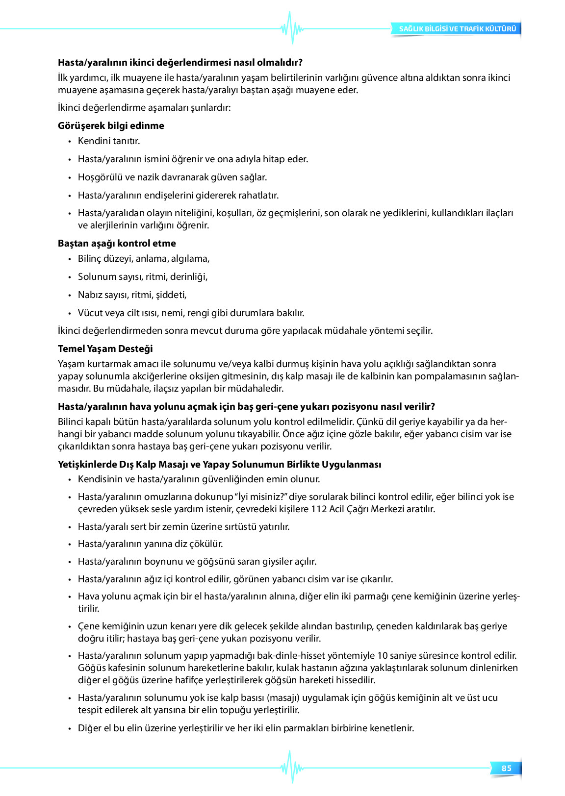 9. Sınıf Meb Yayınları Sağlık Bilgisi Ve Trafik Kültürü Ders Kitabı Sayfa 85 Cevapları 9. Sınıf Meb Yayınları Sağlık Bilgisi Ve Trafik Kültürü Ders Kitabı Sayfa 85 Cevapları