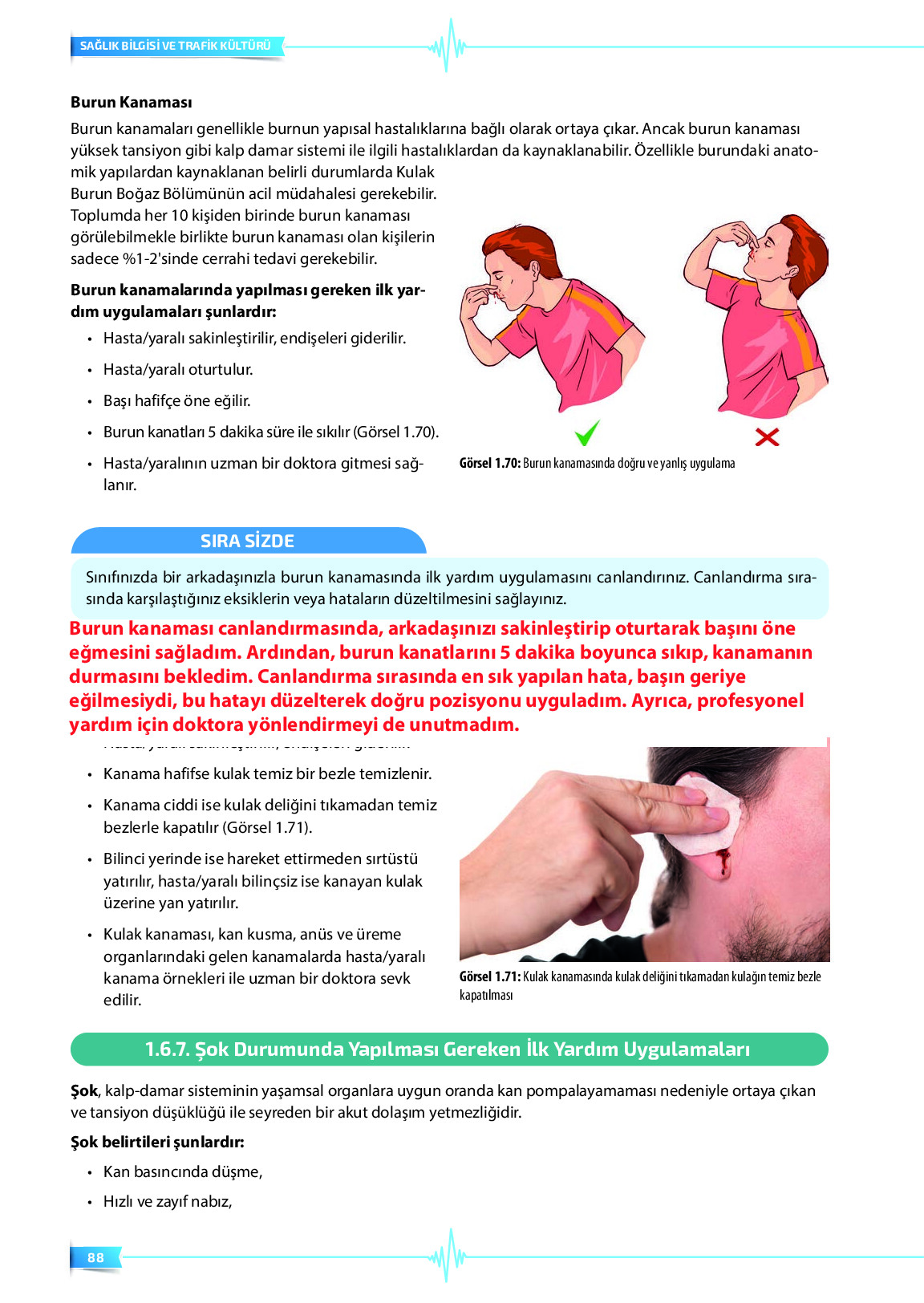 9. Sınıf Meb Yayınları Sağlık Bilgisi Ve Trafik Kültürü Ders Kitabı Sayfa 88 Cevapları 9. Sınıf Meb Yayınları Sağlık Bilgisi Ve Trafik Kültürü Ders Kitabı Sayfa 88 Cevapları