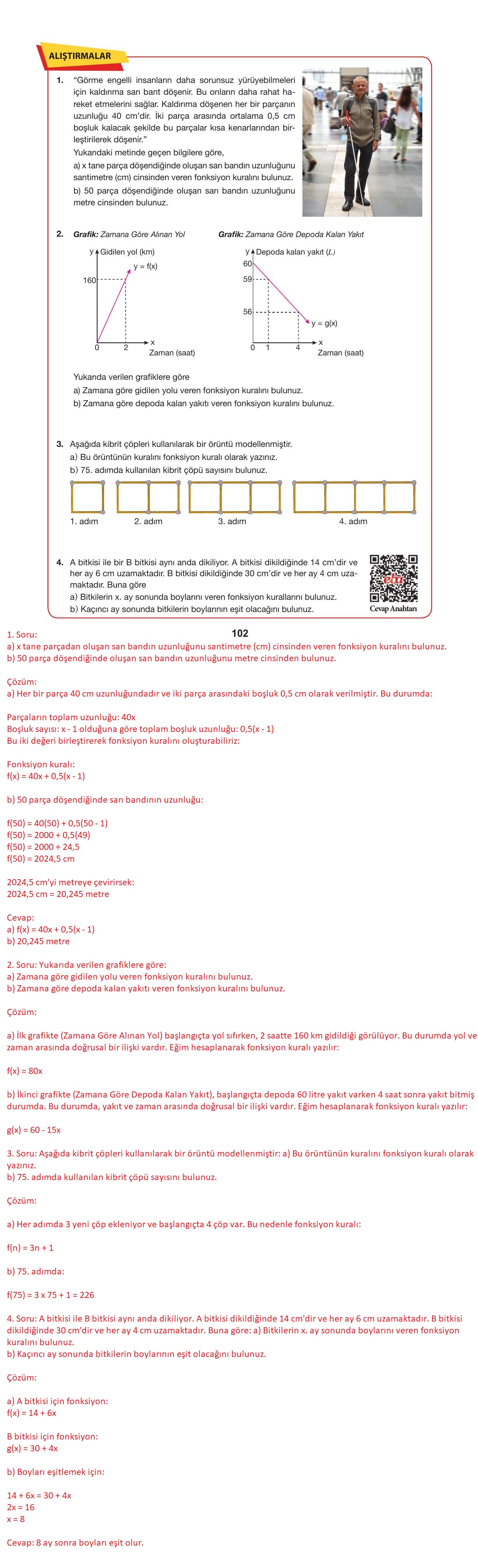 10. Sınıf Hecce Yayıncılık Matematik Ders Kitabı Sayfa 102 Cevapları