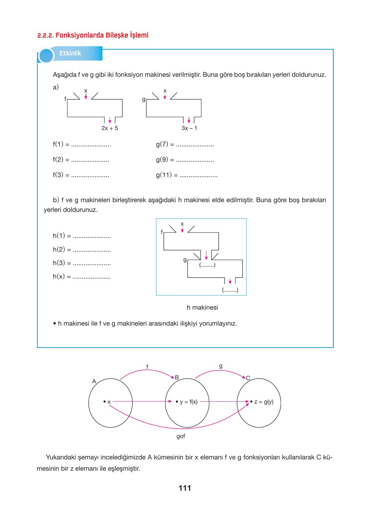 10. Sınıf Hecce Yayıncılık Matematik Ders Kitabı Sayfa 111 Cevapları 10. Sınıf Hecce Yayıncılık Matematik Ders Kitabı Sayfa 111 Cevapları