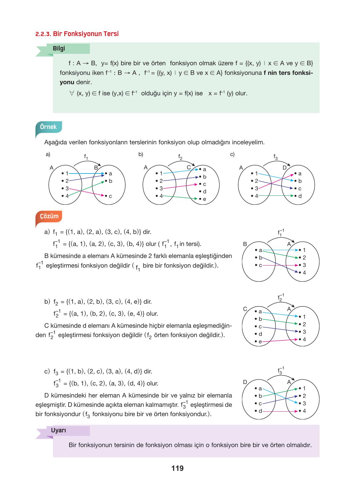 10. Sınıf Hecce Yayıncılık Matematik Ders Kitabı Sayfa 119 Cevapları 10. Sınıf Hecce Yayıncılık Matematik Ders Kitabı Sayfa 119 Cevapları