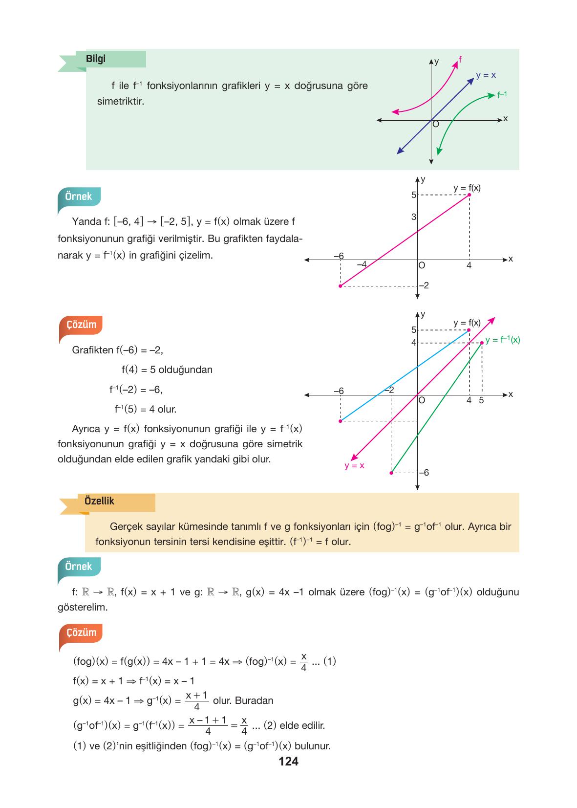 10. Sınıf Hecce Yayıncılık Matematik Ders Kitabı Sayfa 124 Cevapları 10. Sınıf Hecce Yayıncılık Matematik Ders Kitabı Sayfa 124 Cevapları