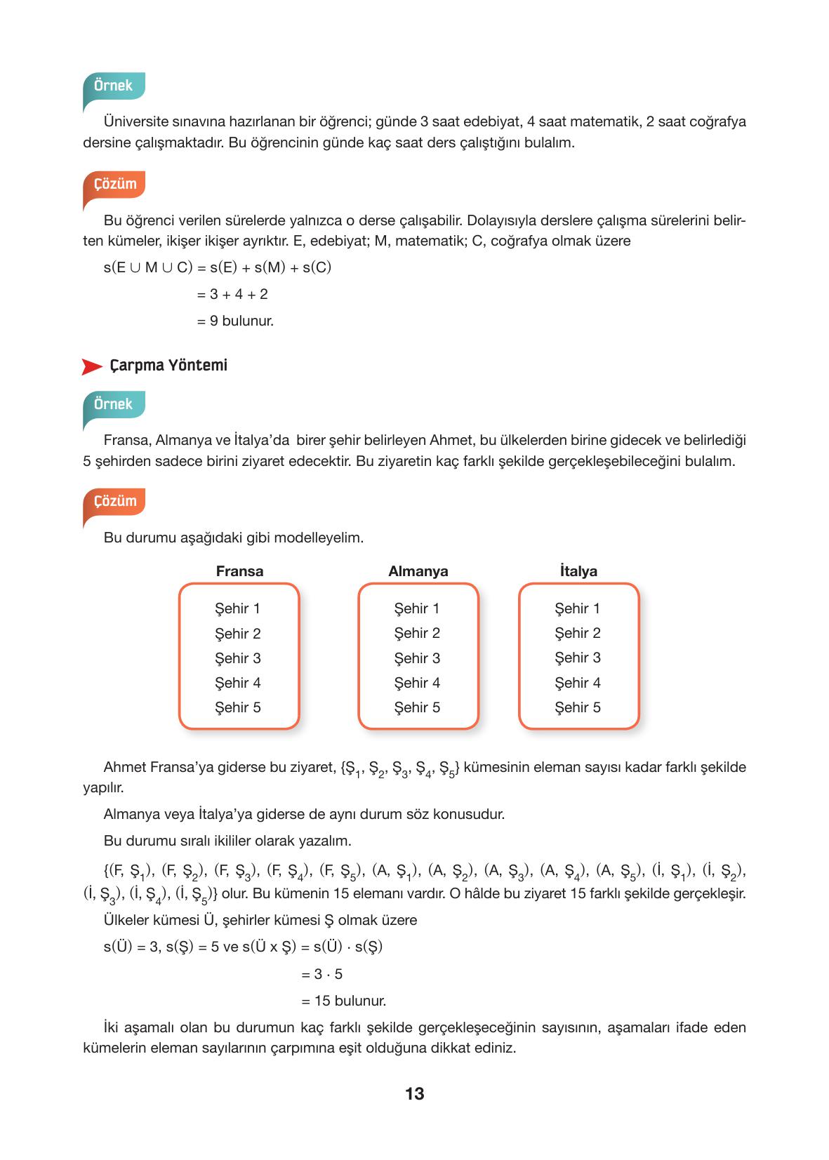 10. Sınıf Hecce Yayıncılık Matematik Ders Kitabı Sayfa 13 Cevapları 10. Sınıf Hecce Yayıncılık Matematik Ders Kitabı Sayfa 13 Cevapları
