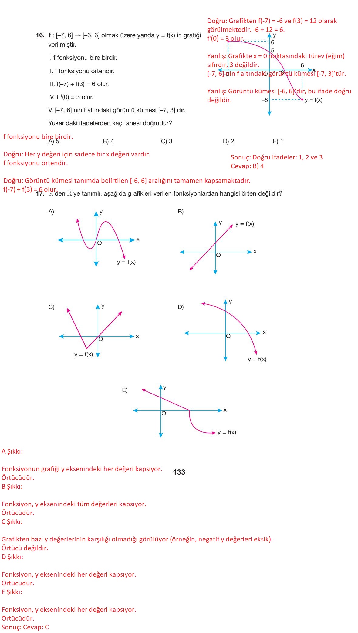 10. Sınıf Hecce Yayıncılık Matematik Ders Kitabı Sayfa 133 Cevapları 10. Sınıf Hecce Yayıncılık Matematik Ders Kitabı Sayfa 133 Cevapları