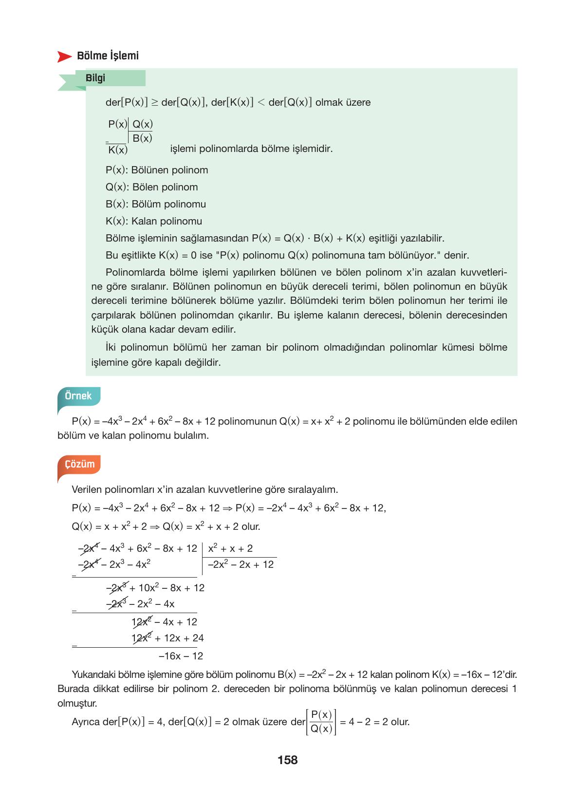 10. Sınıf Hecce Yayıncılık Matematik Ders Kitabı Sayfa 158 Cevapları 10. Sınıf Hecce Yayıncılık Matematik Ders Kitabı Sayfa 158 Cevapları