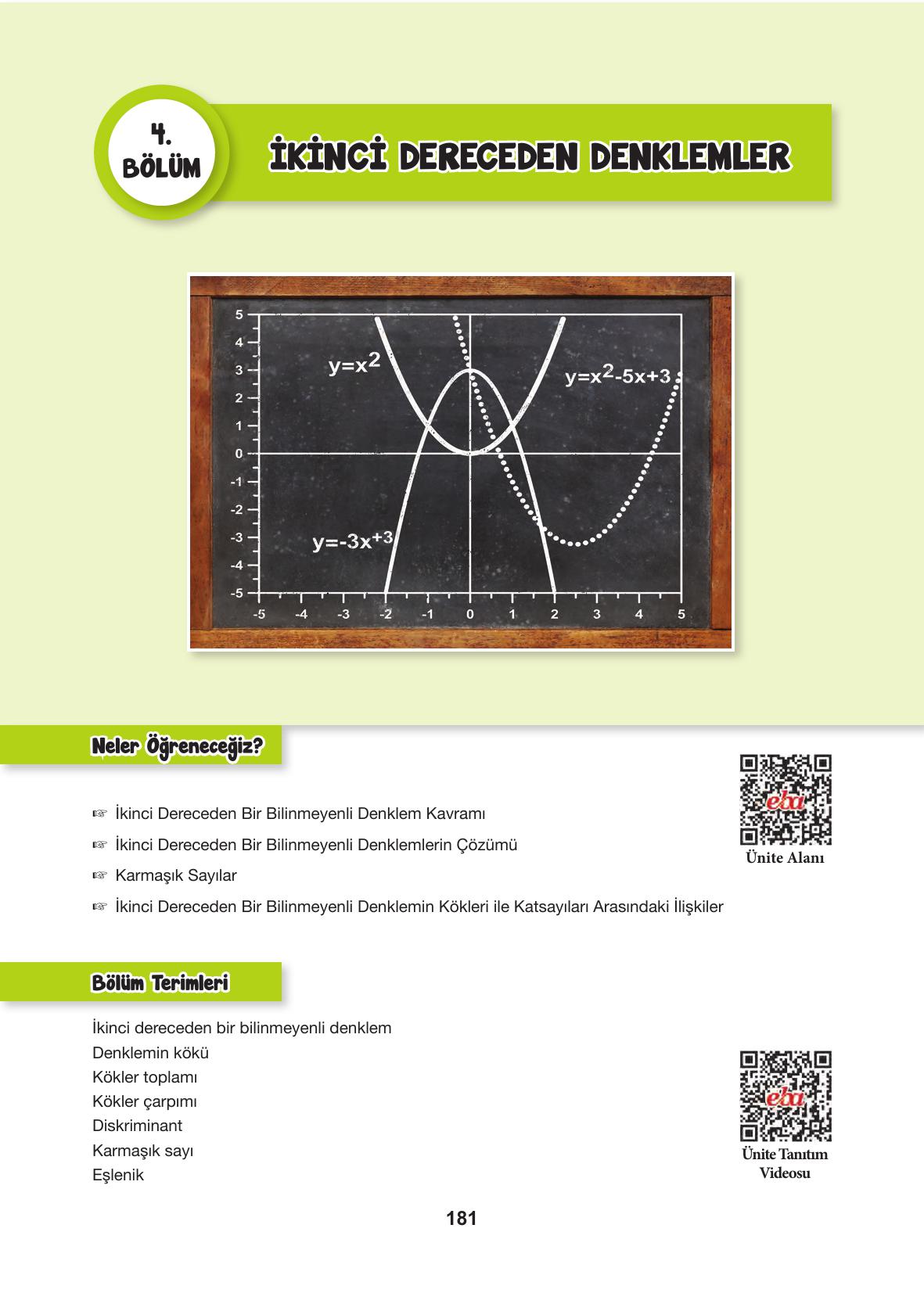 10. Sınıf Hecce Yayıncılık Matematik Ders Kitabı Sayfa 181 Cevapları