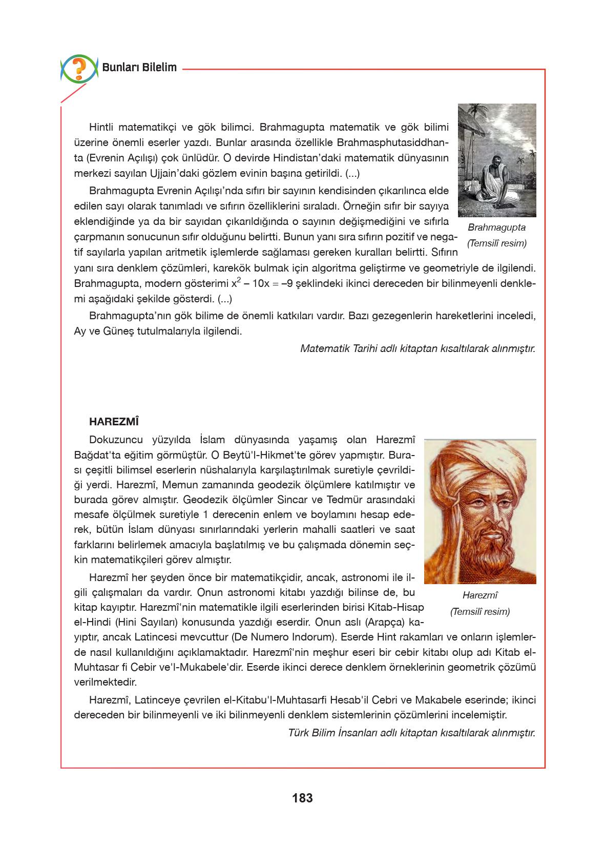 10. Sınıf Hecce Yayıncılık Matematik Ders Kitabı Sayfa 183 Cevapları