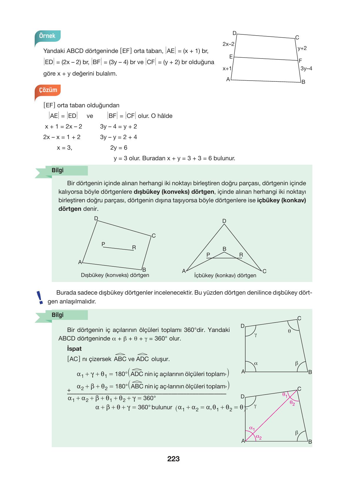 10. Sınıf Hecce Yayıncılık Matematik Ders Kitabı Sayfa 223 Cevapları 10. Sınıf Hecce Yayıncılık Matematik Ders Kitabı Sayfa 223 Cevapları