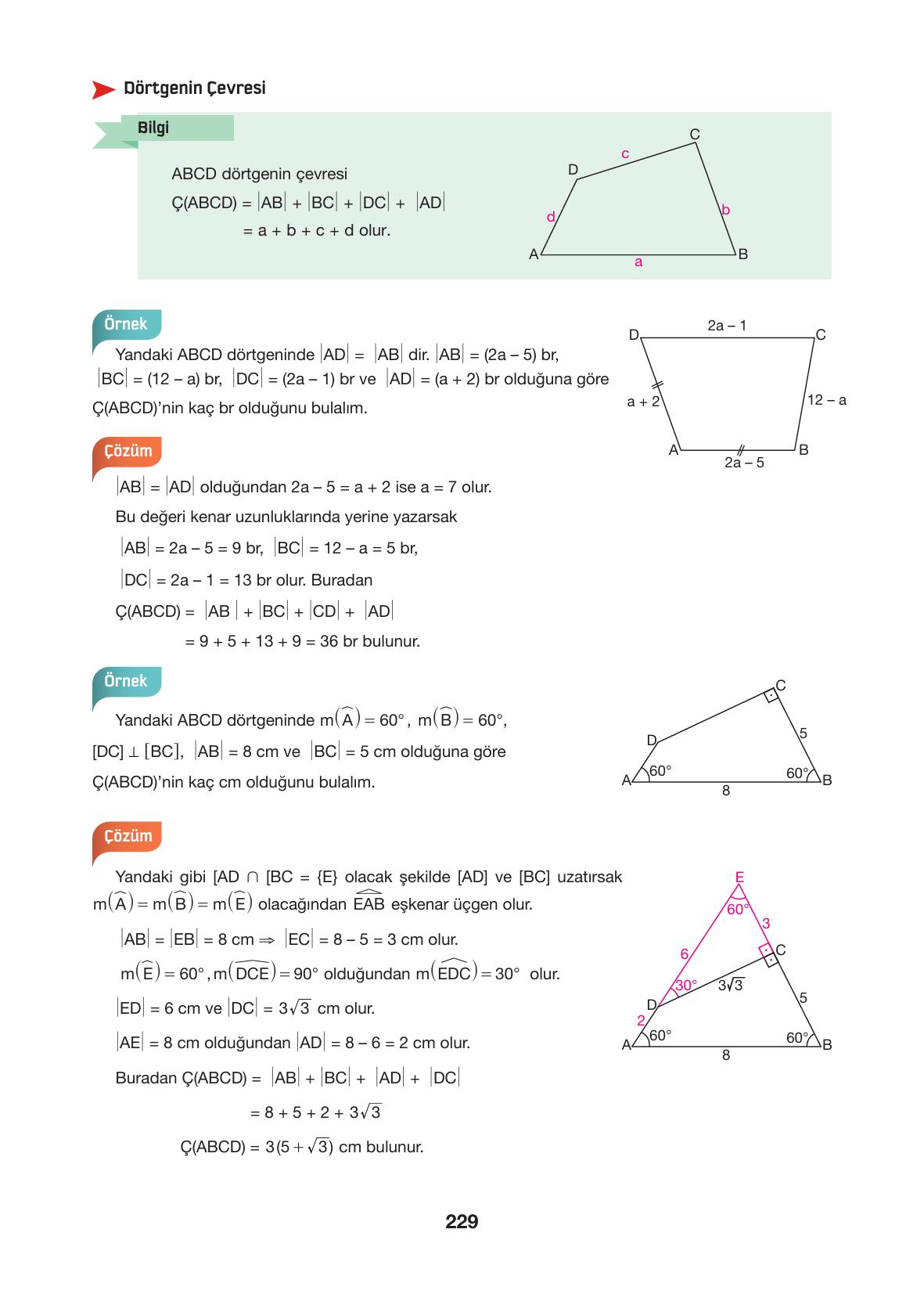 10. Sınıf Hecce Yayıncılık Matematik Ders Kitabı Sayfa 229 Cevapları 10. Sınıf Hecce Yayıncılık Matematik Ders Kitabı Sayfa 229 Cevapları