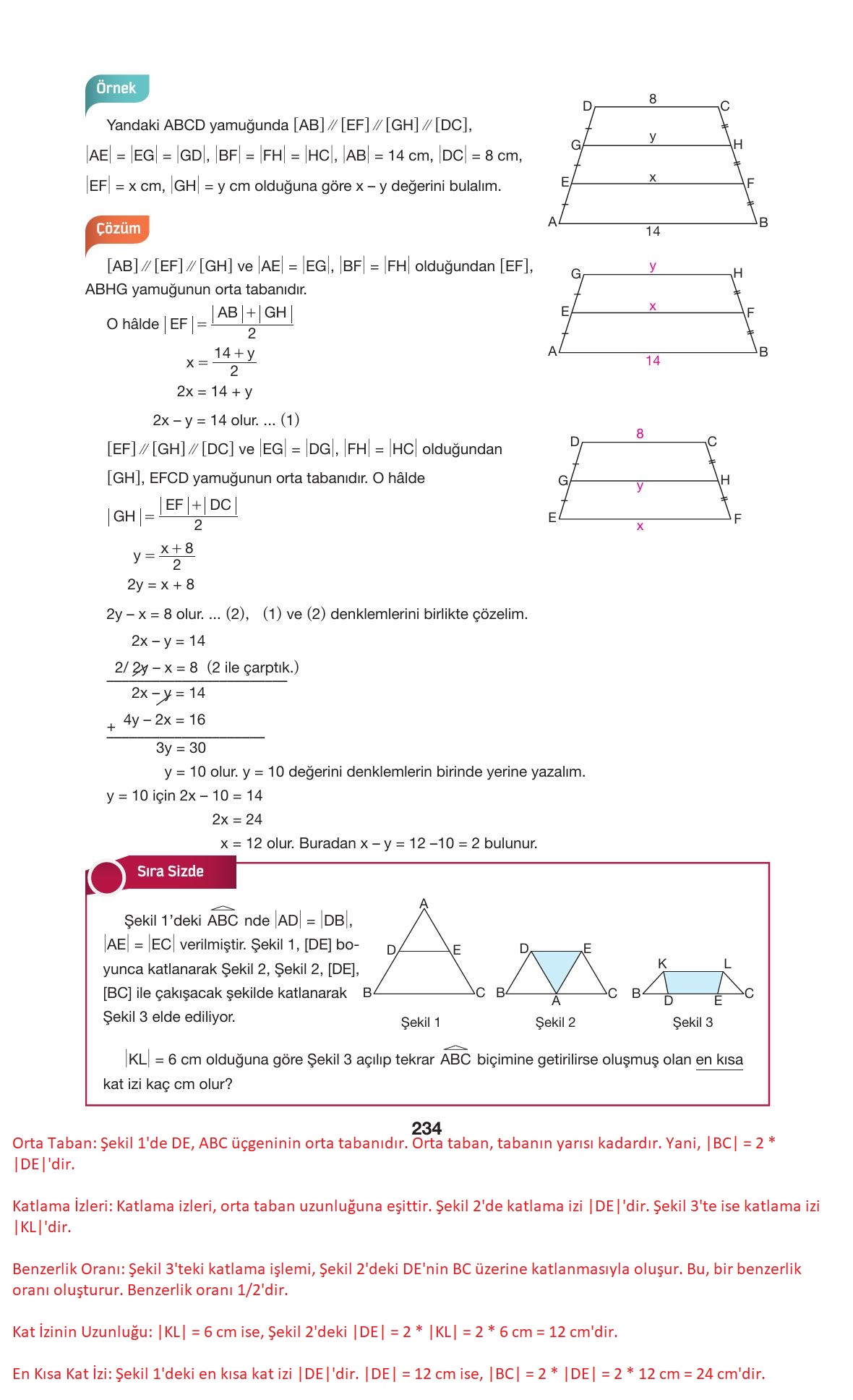 10. Sınıf Hecce Yayıncılık Matematik Ders Kitabı Sayfa 234 Cevapları 10. Sınıf Hecce Yayıncılık Matematik Ders Kitabı Sayfa 234 Cevapları