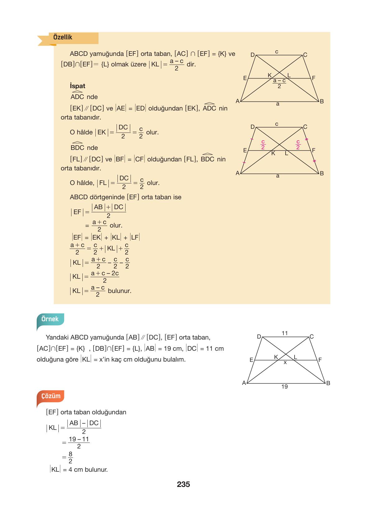 10. Sınıf Hecce Yayıncılık Matematik Ders Kitabı Sayfa 235 Cevapları