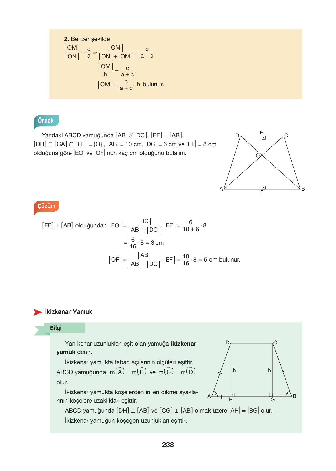 10. Sınıf Hecce Yayıncılık Matematik Ders Kitabı Sayfa 238 Cevapları 10. Sınıf Hecce Yayıncılık Matematik Ders Kitabı Sayfa 238 Cevapları