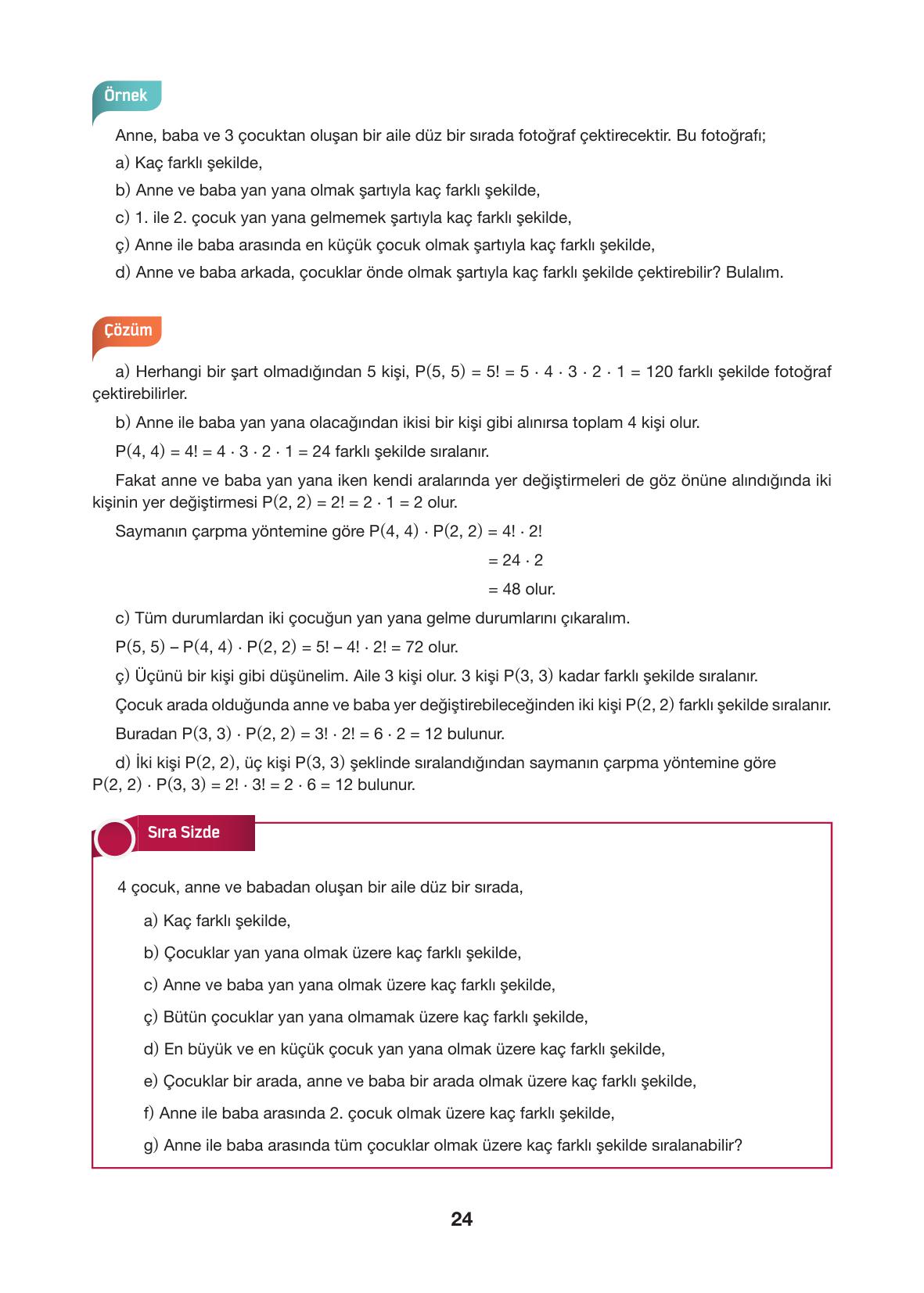 10. Sınıf Hecce Yayıncılık Matematik Ders Kitabı Sayfa 24 Cevapları 10. Sınıf Hecce Yayıncılık Matematik Ders Kitabı Sayfa 24 Cevapları