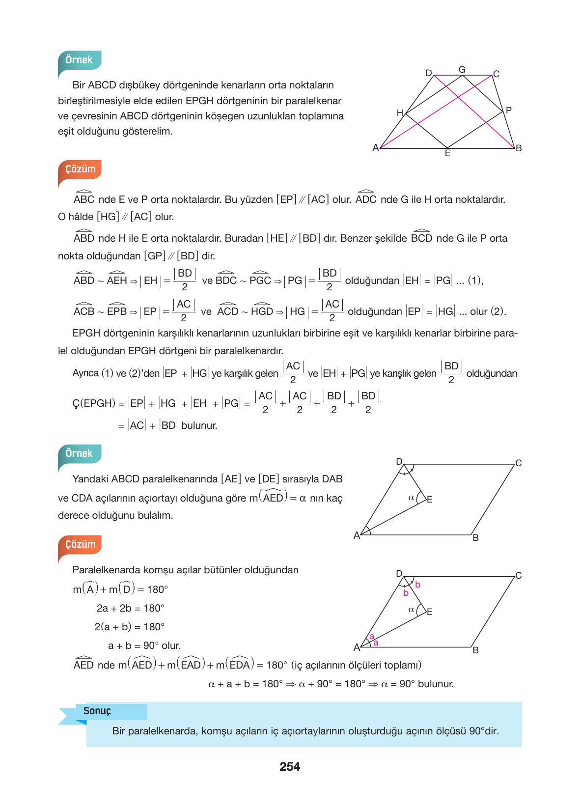 10. Sınıf Hecce Yayıncılık Matematik Ders Kitabı Sayfa 254 Cevapları 10. Sınıf Hecce Yayıncılık Matematik Ders Kitabı Sayfa 254 Cevapları