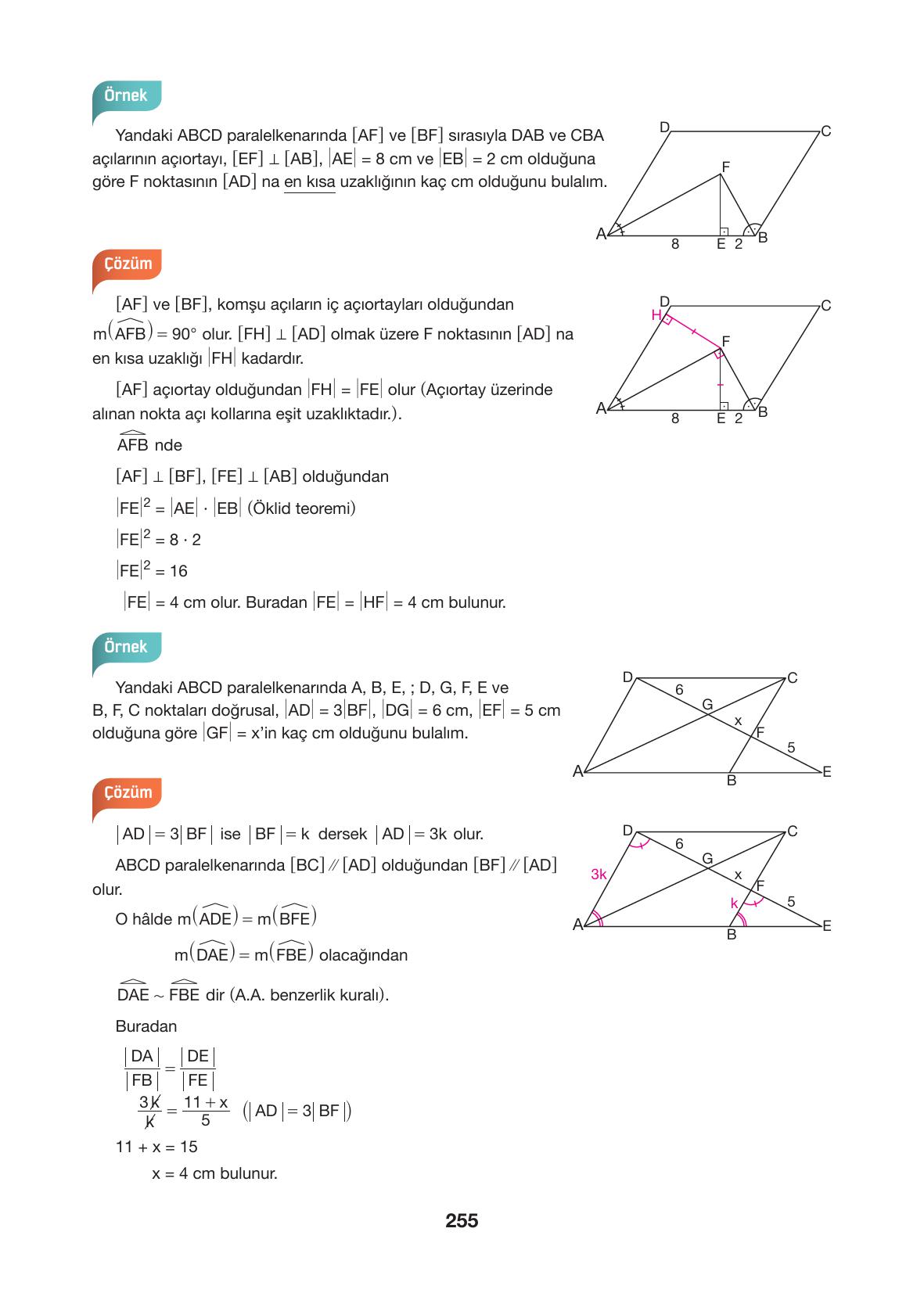 10. Sınıf Hecce Yayıncılık Matematik Ders Kitabı Sayfa 255 Cevapları 10. Sınıf Hecce Yayıncılık Matematik Ders Kitabı Sayfa 255 Cevapları