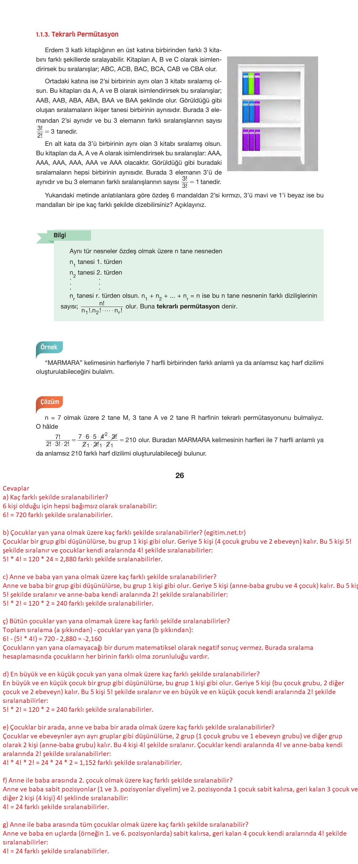 10. Sınıf Hecce Yayıncılık Matematik Ders Kitabı Sayfa 26 Cevapları 10. Sınıf Hecce Yayıncılık Matematik Ders Kitabı Sayfa 26 Cevapları
