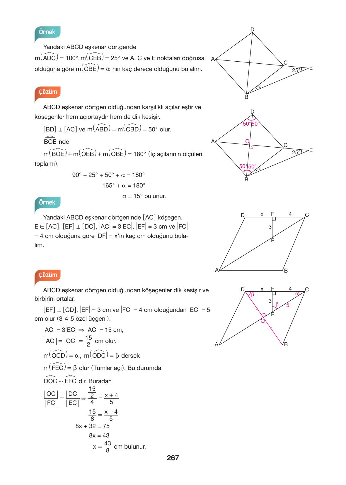 10. Sınıf Hecce Yayıncılık Matematik Ders Kitabı Sayfa 267 Cevapları 10. Sınıf Hecce Yayıncılık Matematik Ders Kitabı Sayfa 267 Cevapları