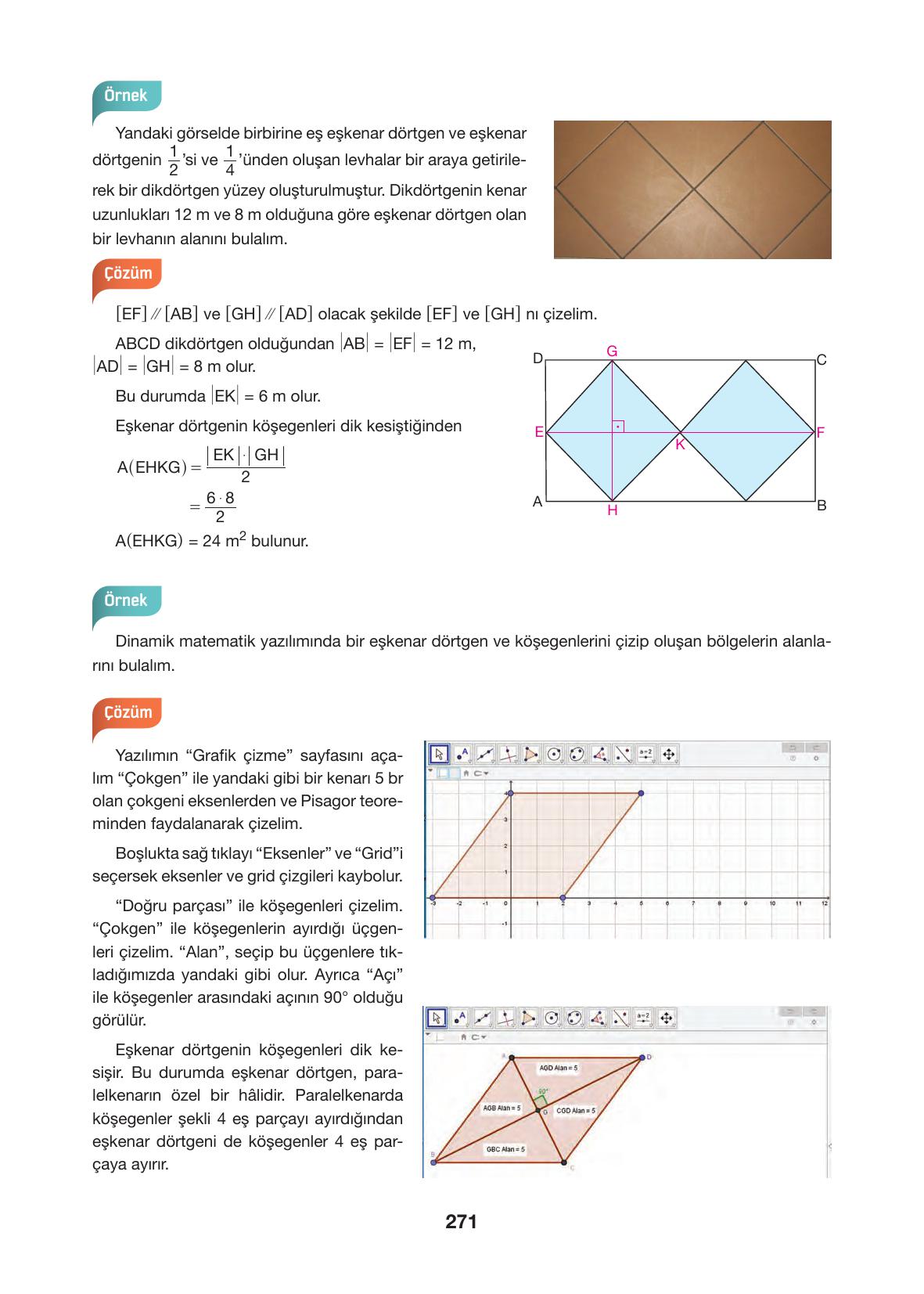 10. Sınıf Hecce Yayıncılık Matematik Ders Kitabı Sayfa 271 Cevapları 10. Sınıf Hecce Yayıncılık Matematik Ders Kitabı Sayfa 271 Cevapları